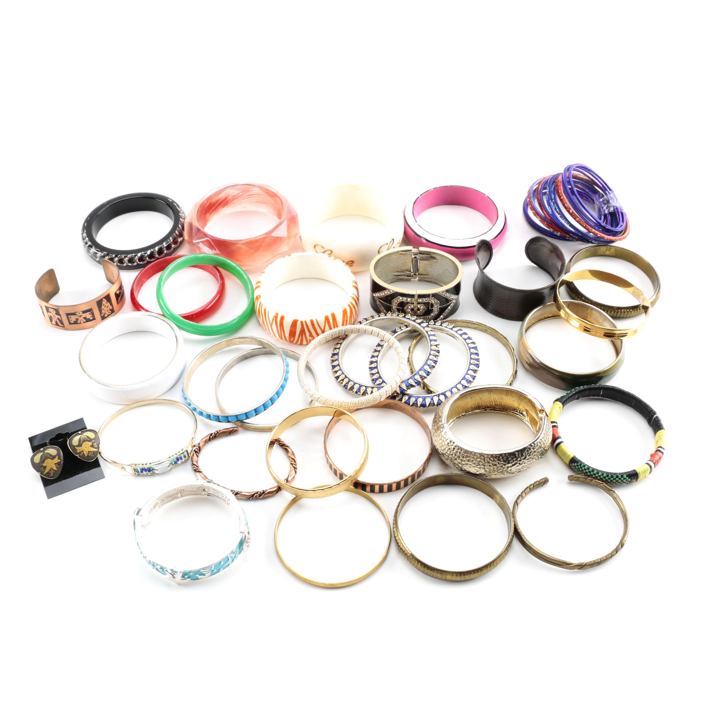 Generous Assortment of Bangle Bracelets