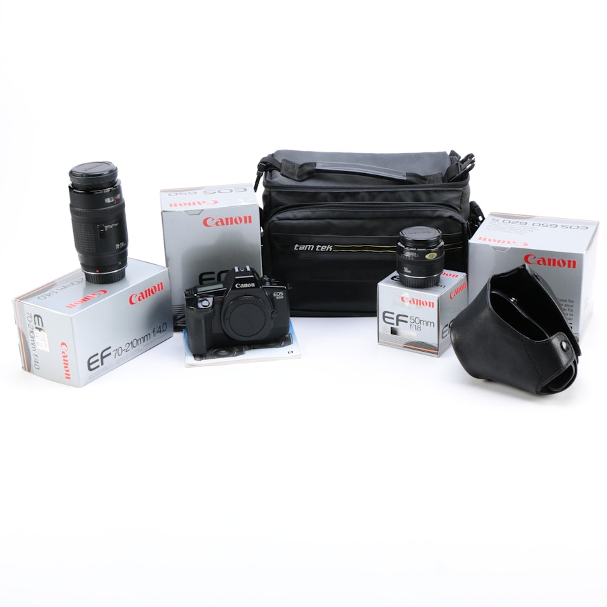 Cannon Camara Accessories and Duffel Bag