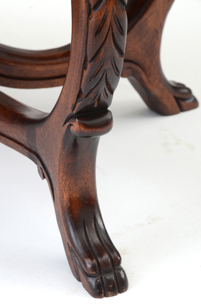 Vintage Book Matched Veneer Top Coffee Table