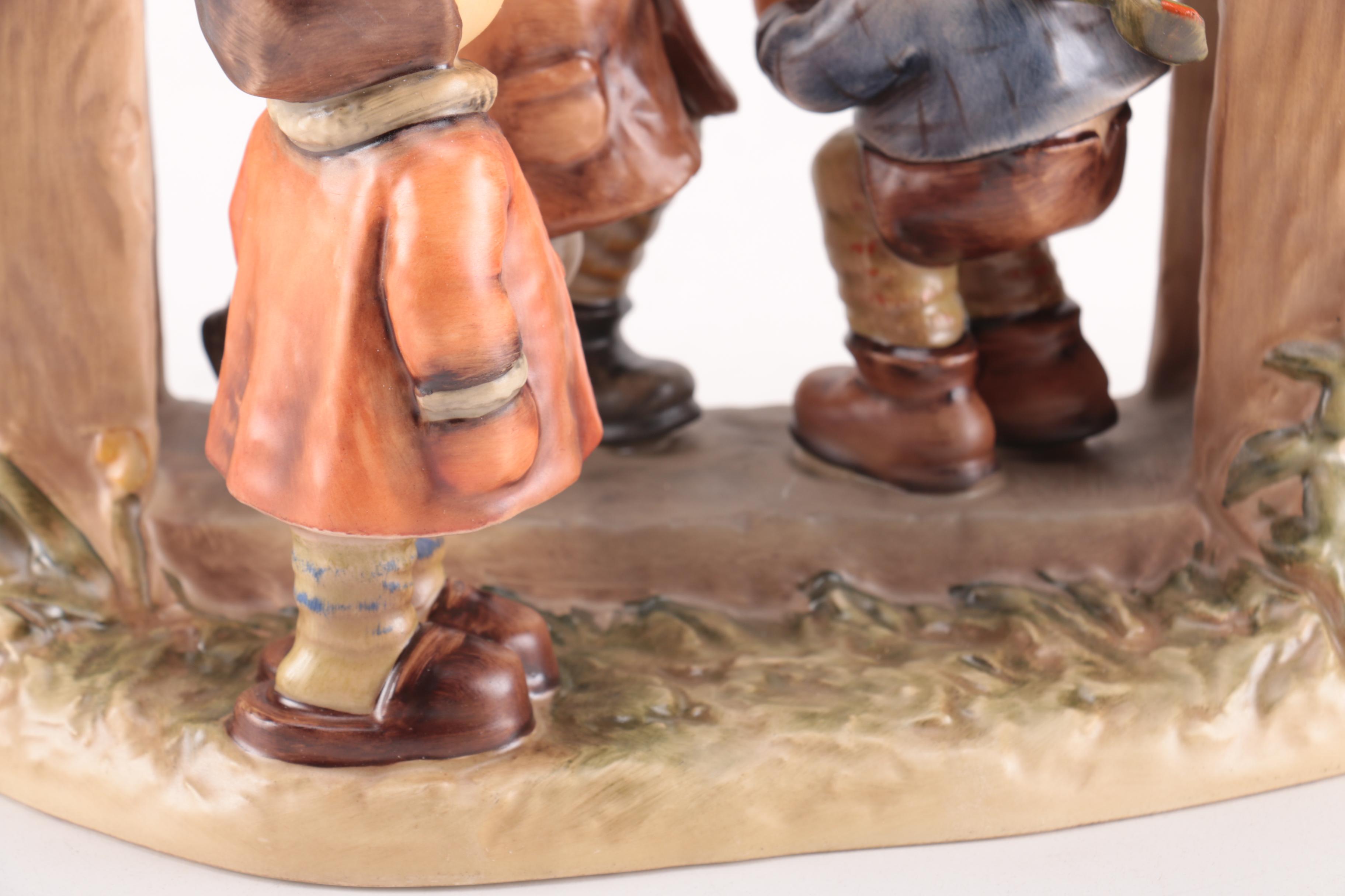 1990 Goebel Hummel "Let's Tell The World" Porcelain Figurine