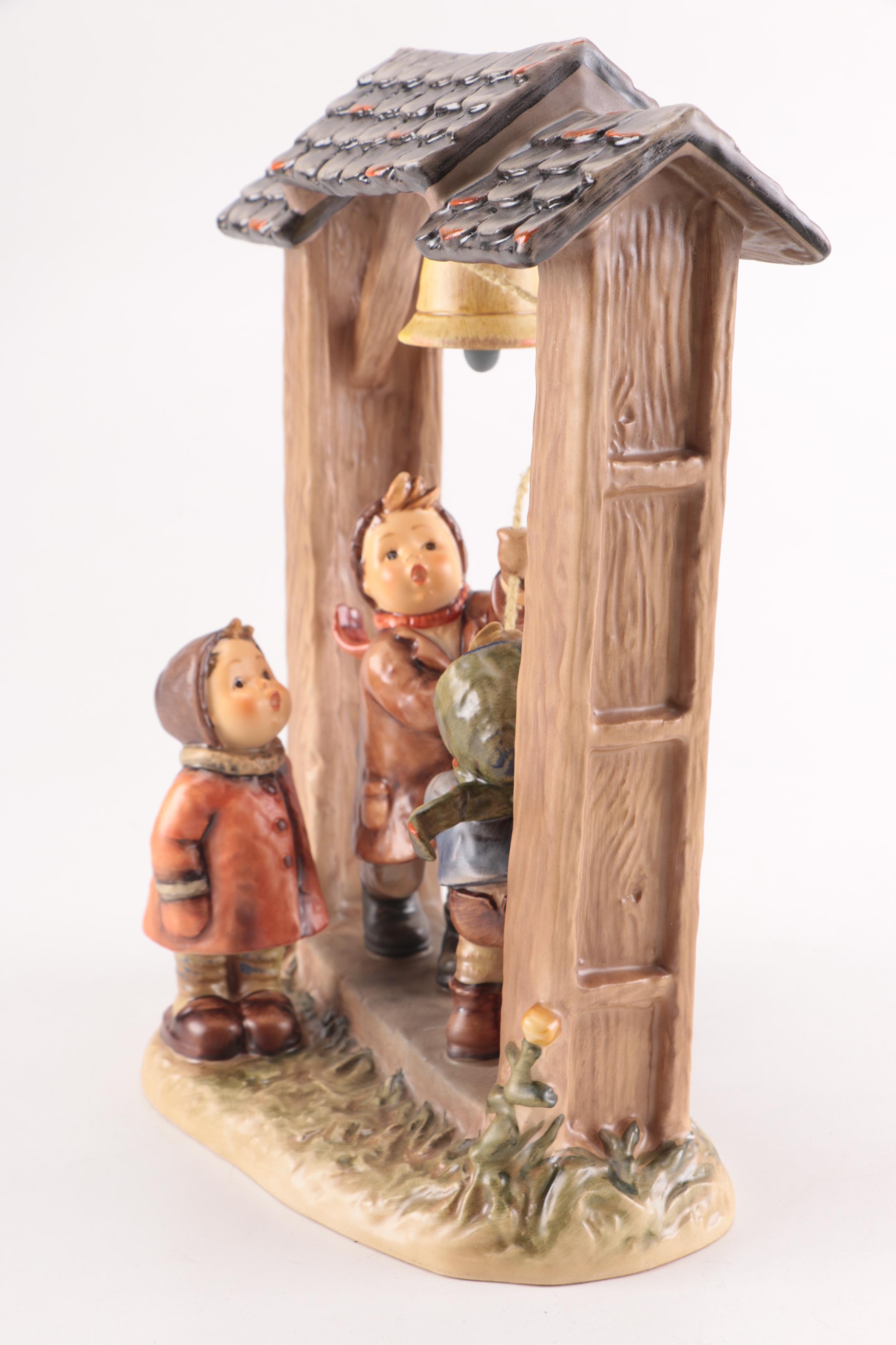 1990 Goebel Hummel "Let's Tell The World" Porcelain Figurine