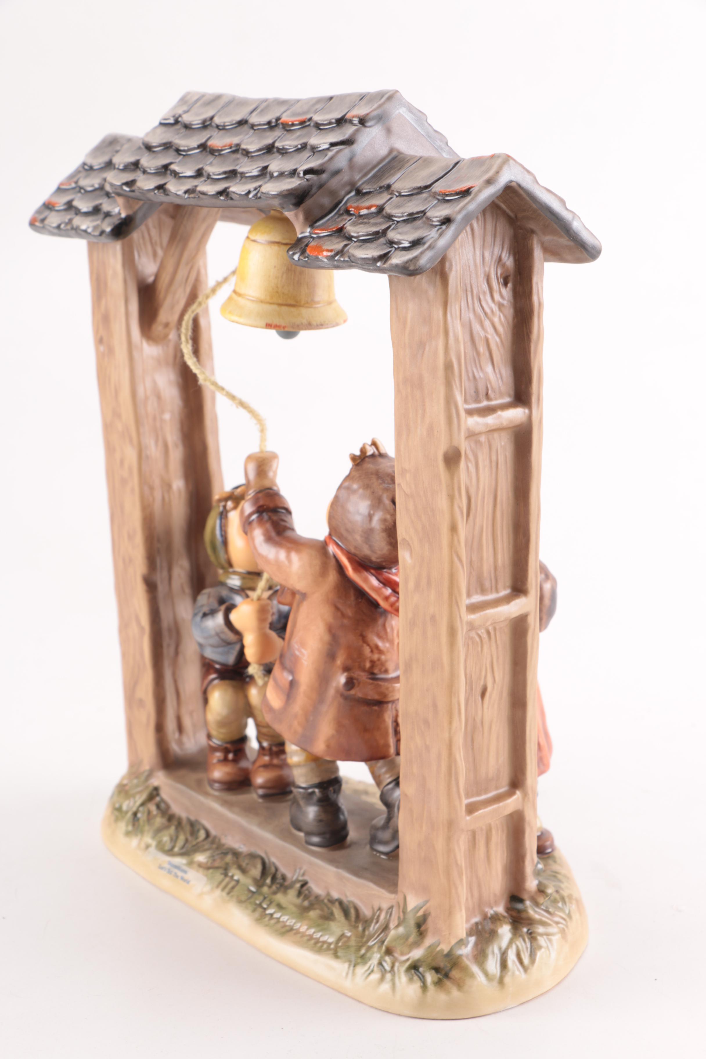 1990 Goebel Hummel "Let's Tell The World" Porcelain Figurine