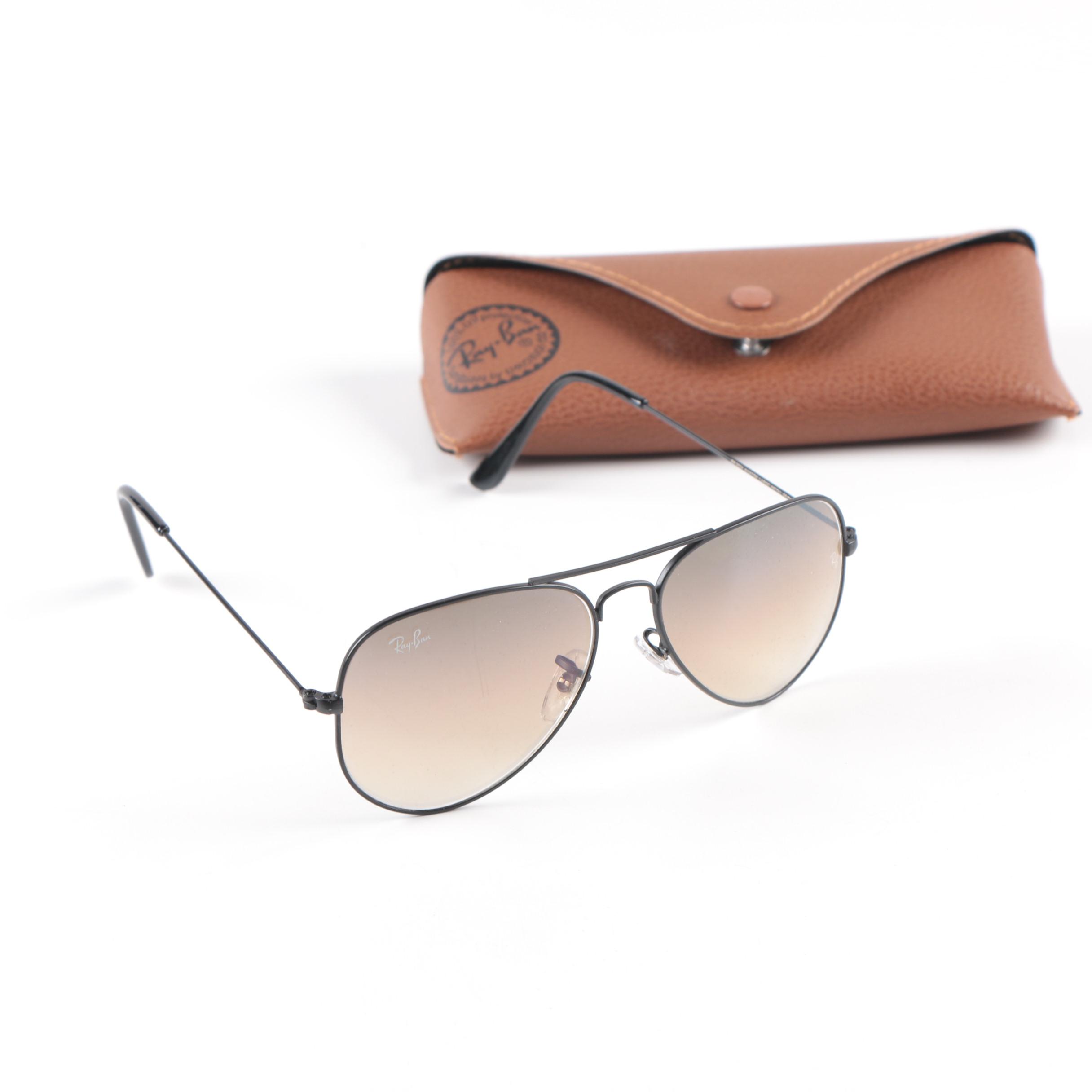 Ray-Ban Matte Metal Aviators