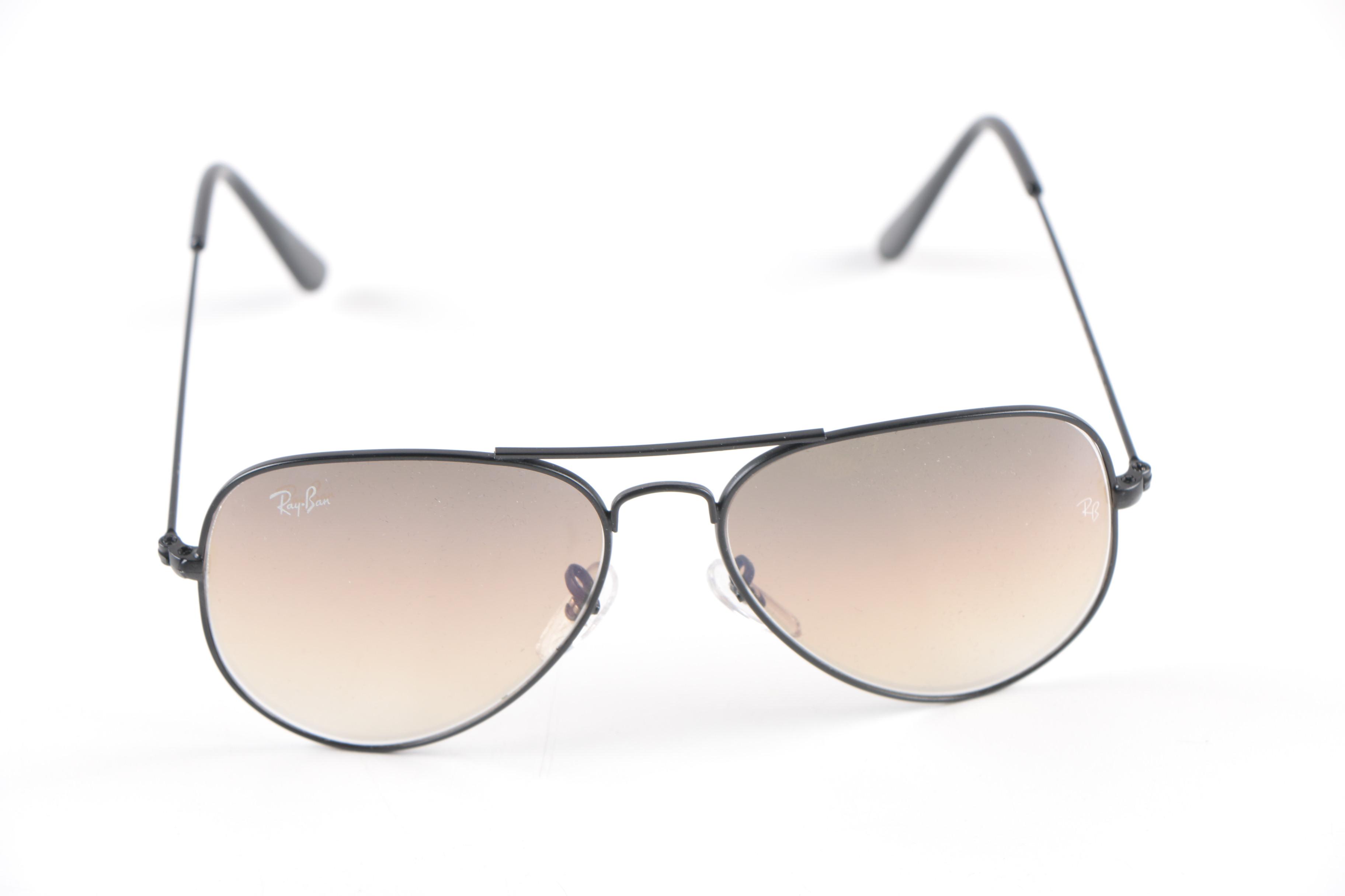 Ray-Ban Matte Metal Aviators