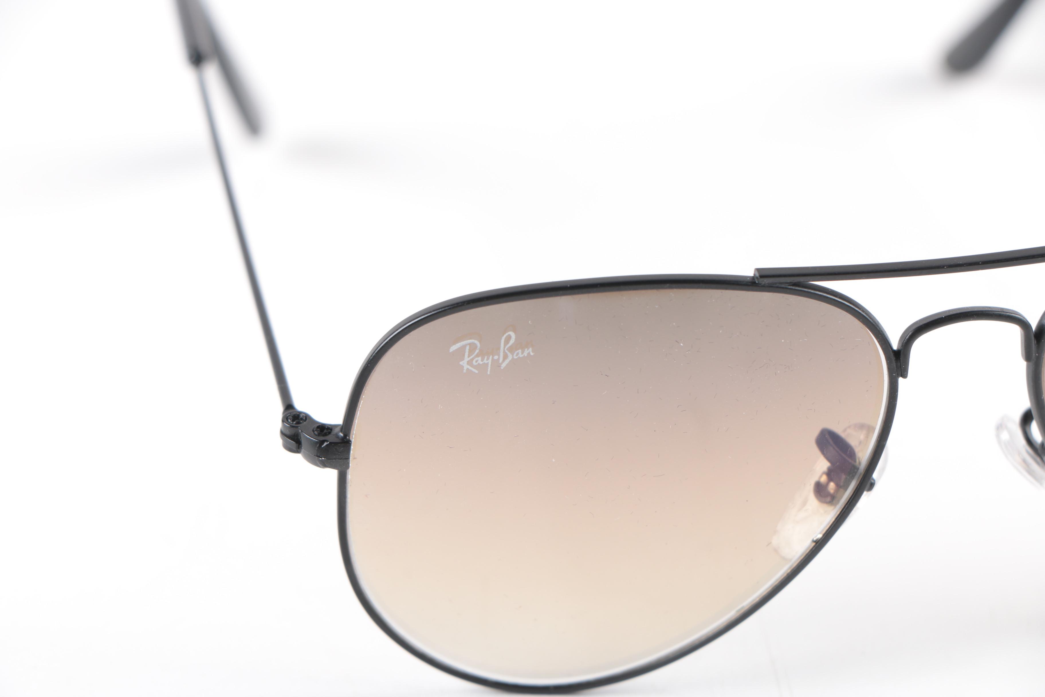 Ray-Ban Matte Metal Aviators