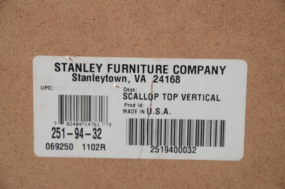 Stanley Furniture Company Vertical Wall Mirror