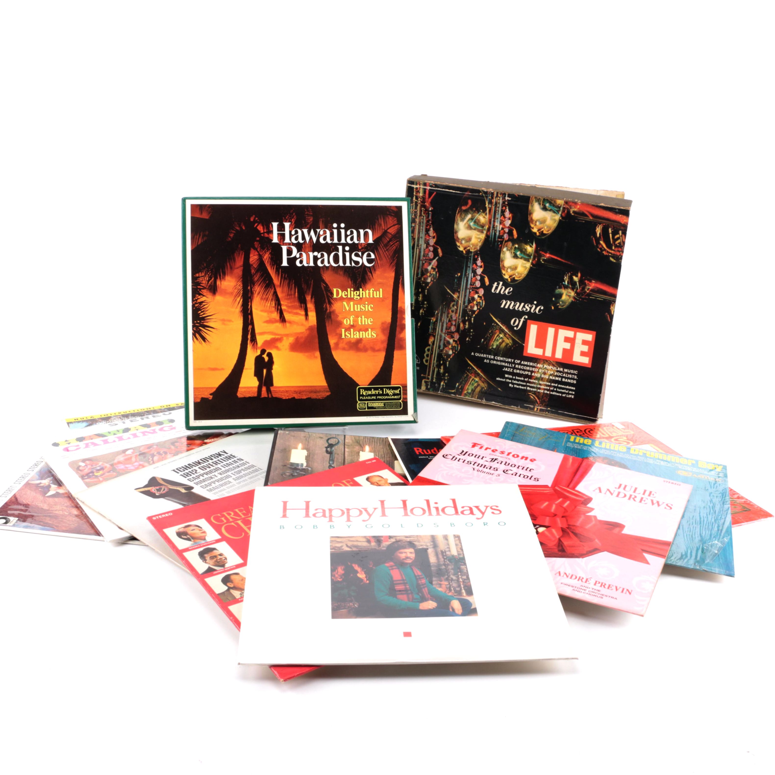 Vintage Hawaiian, Christmas and Classical Theme LPs