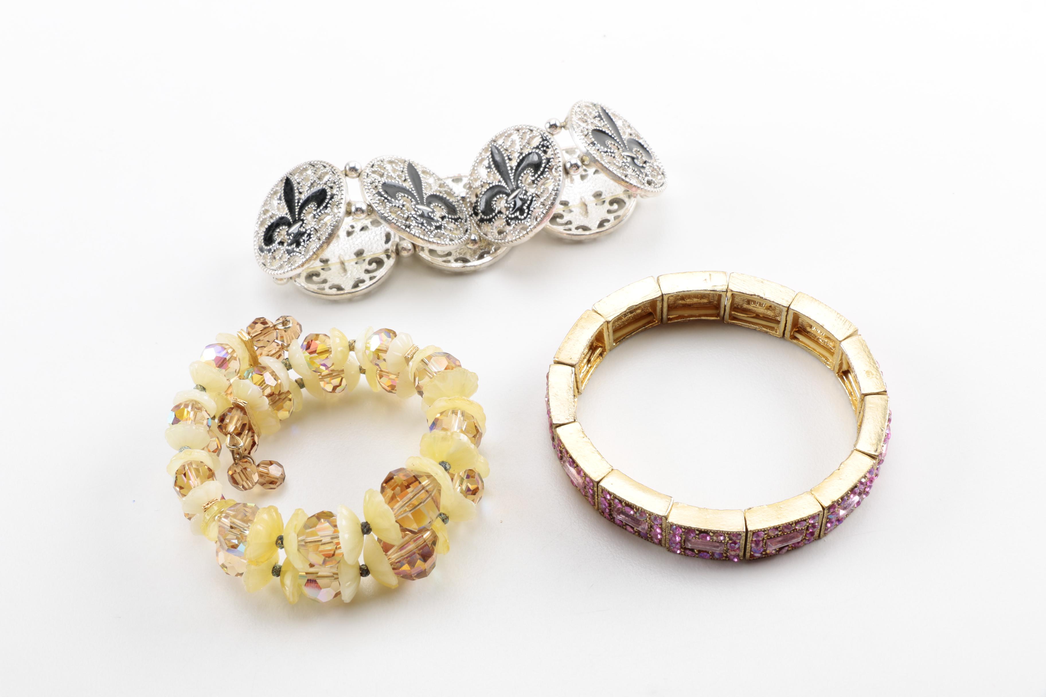 Assorted Bracelets and Brooches