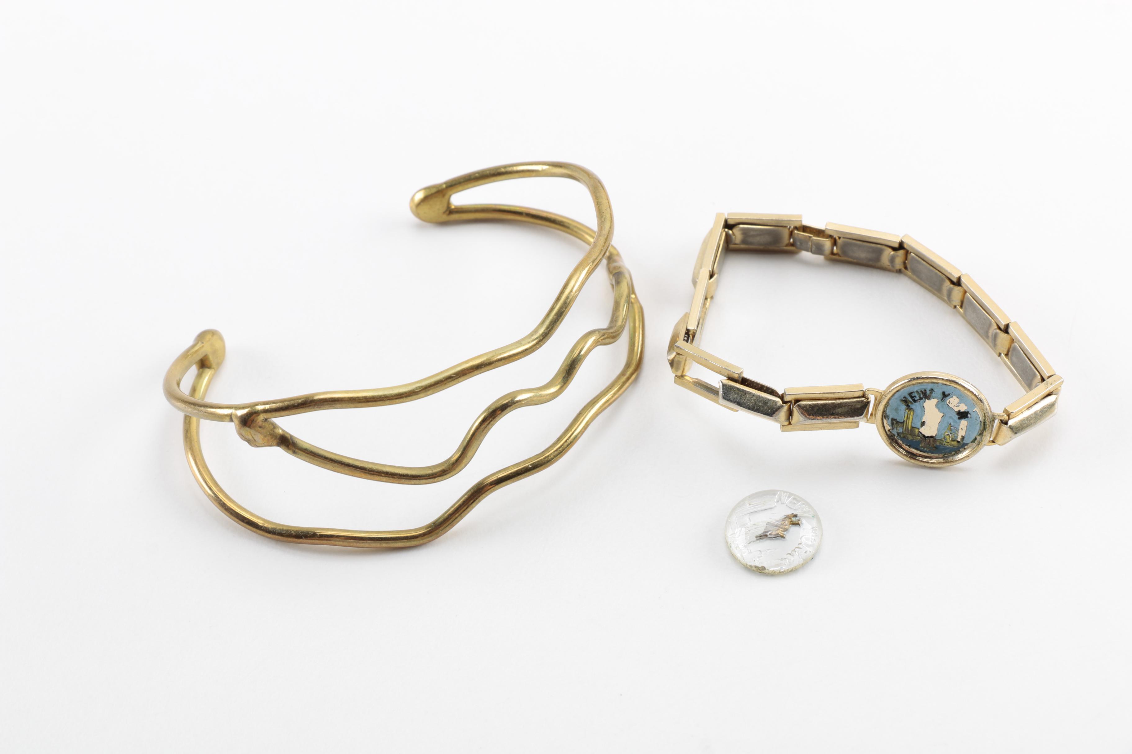 Assorted Bracelets and Brooches