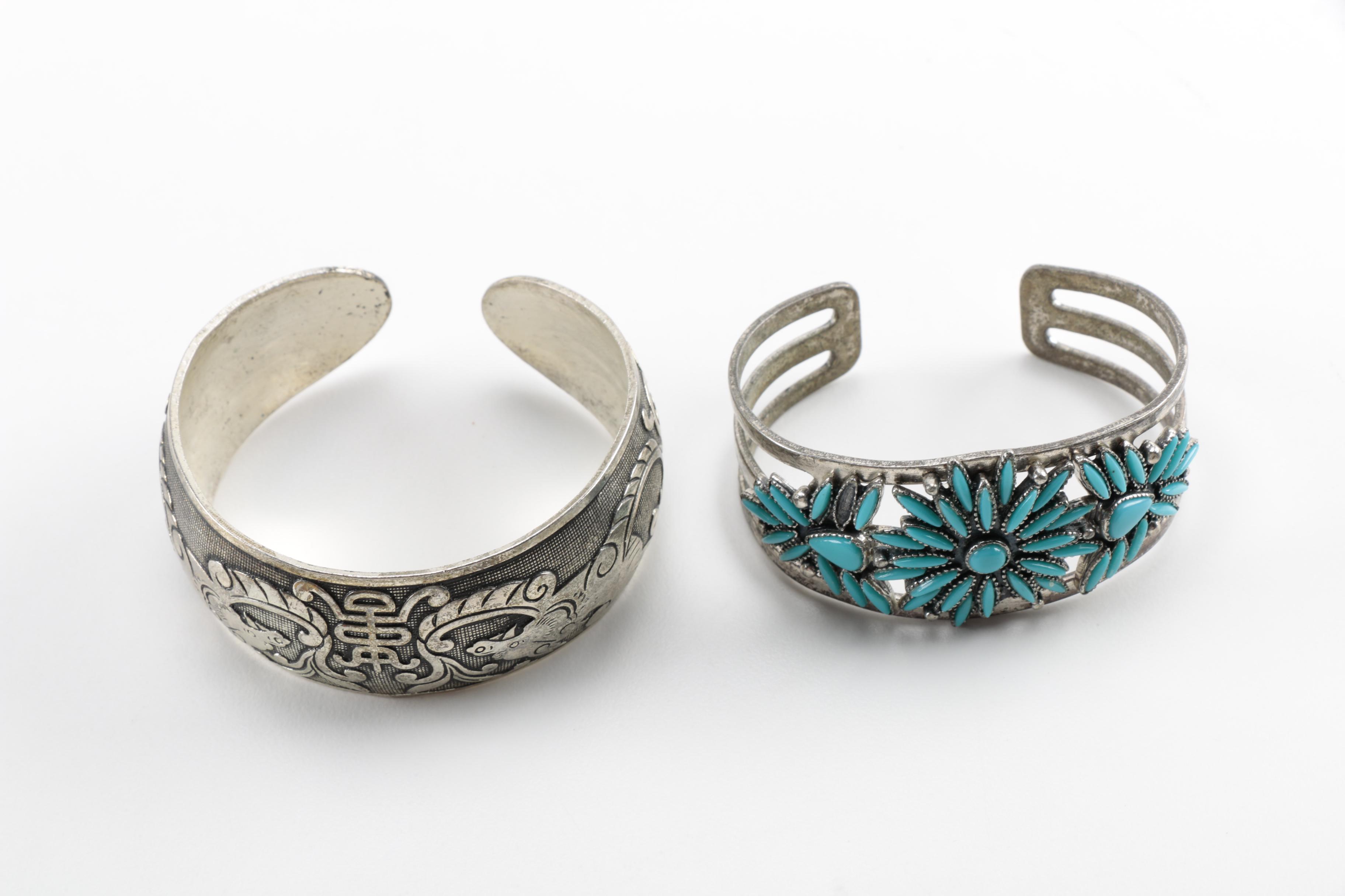 Assorted Bracelets and Brooches