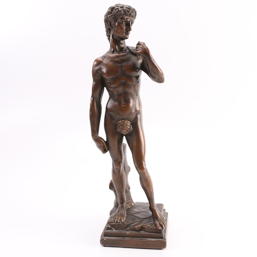 Bronzed Classic-Inspired Figurine