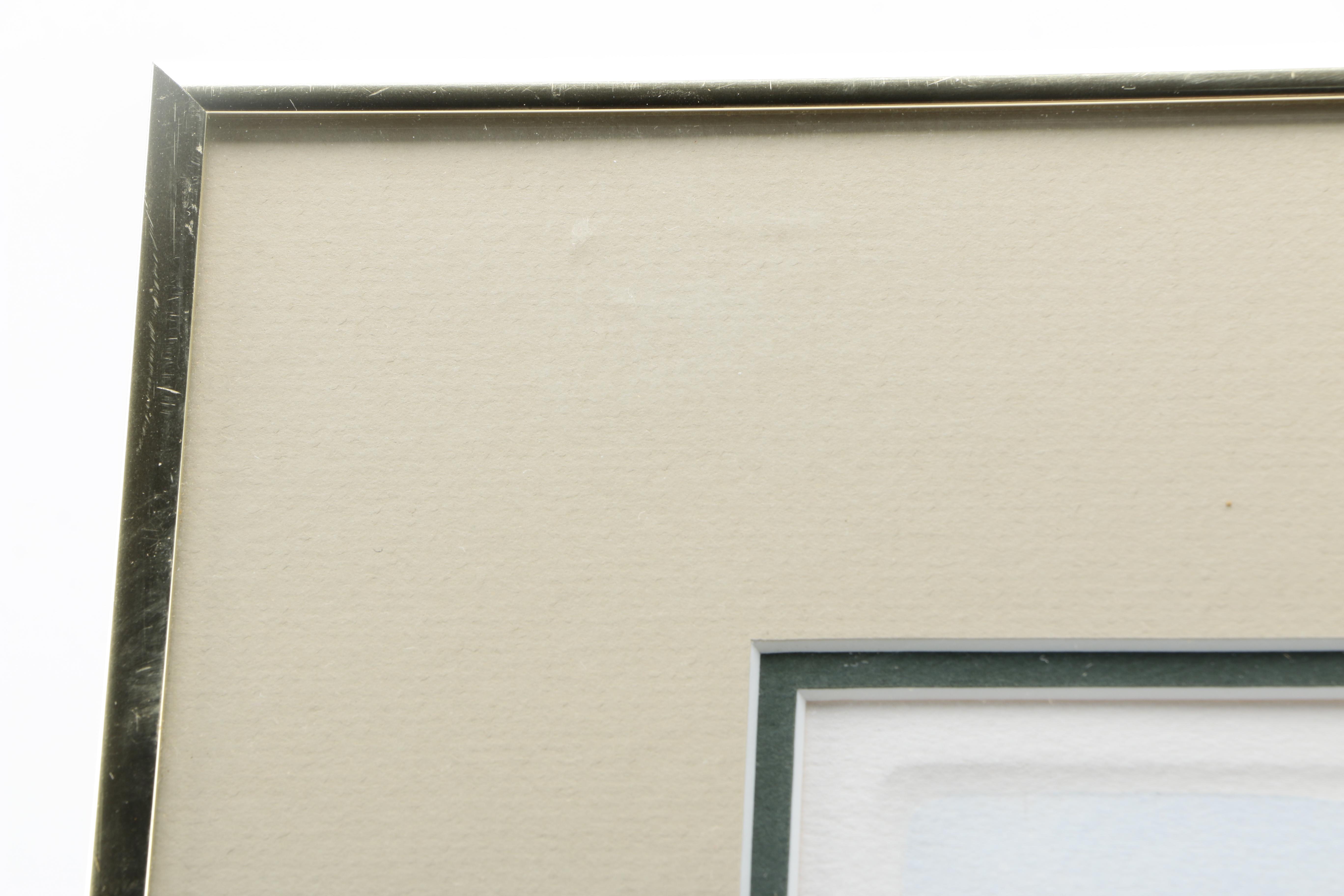 William T. Livesay Limited Edition Aquatint Etching "Sunlit Tree"