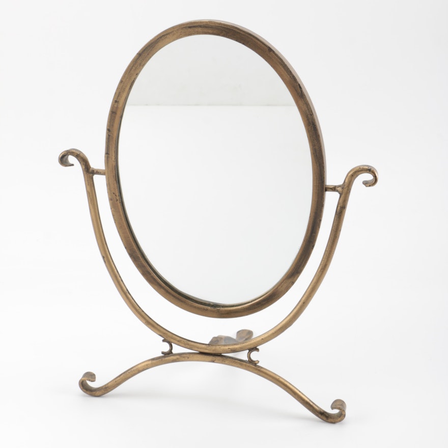 Brass Framed Table Mirror