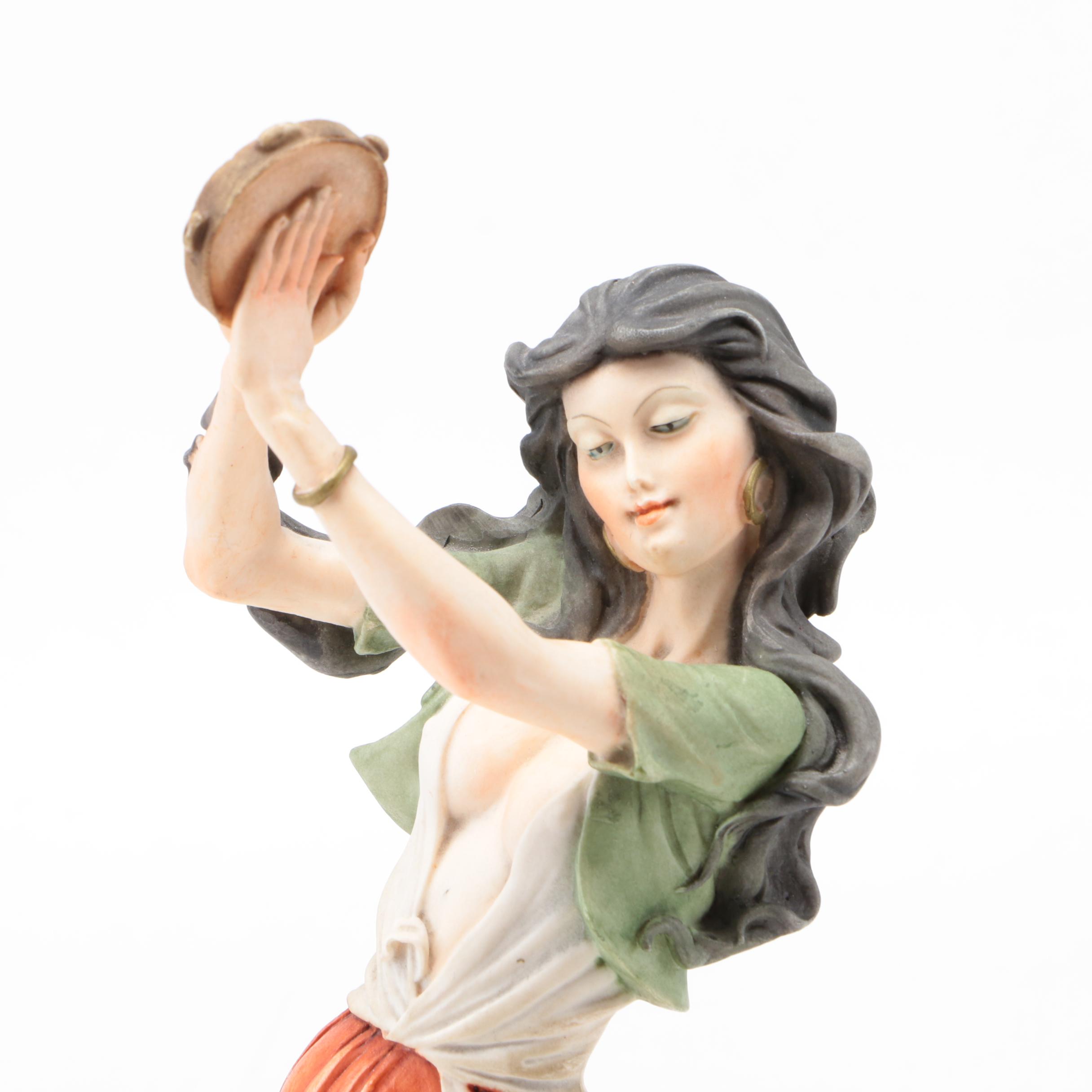 Vintage Capodimonte Giuseppe Armani "Gypsy Dancer Girl" Figurine