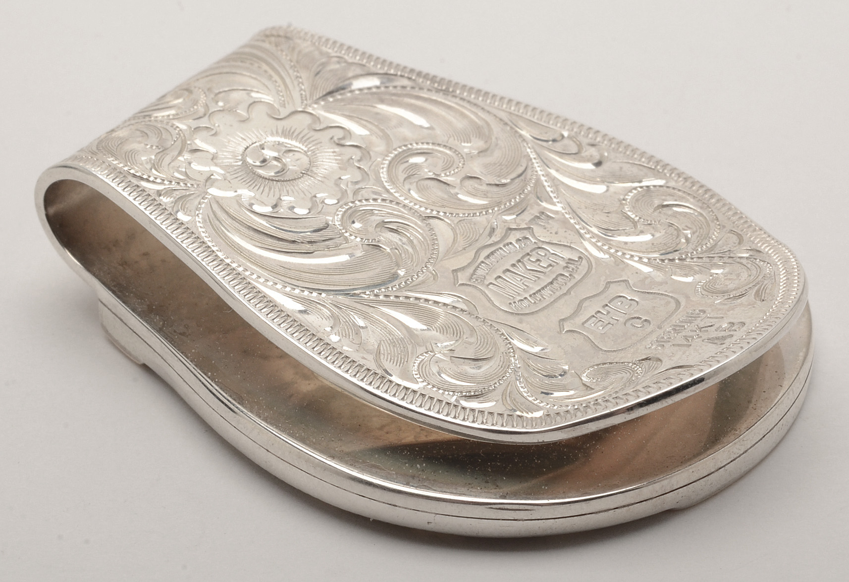 Bohlin Sterling Silver and 14K Gold Money Clip