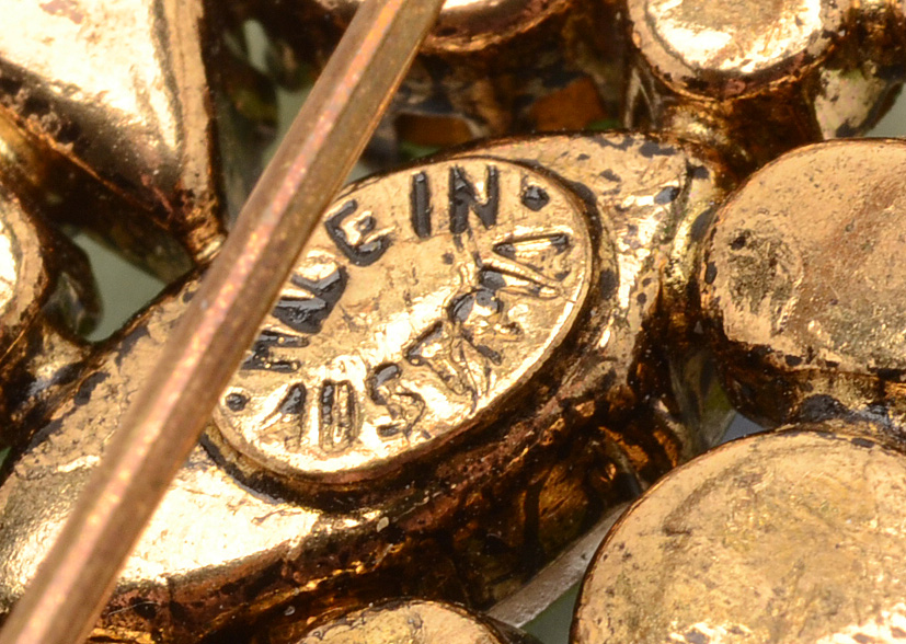 Miriam Haskell, Austrian and Unsigned Costume Brooches