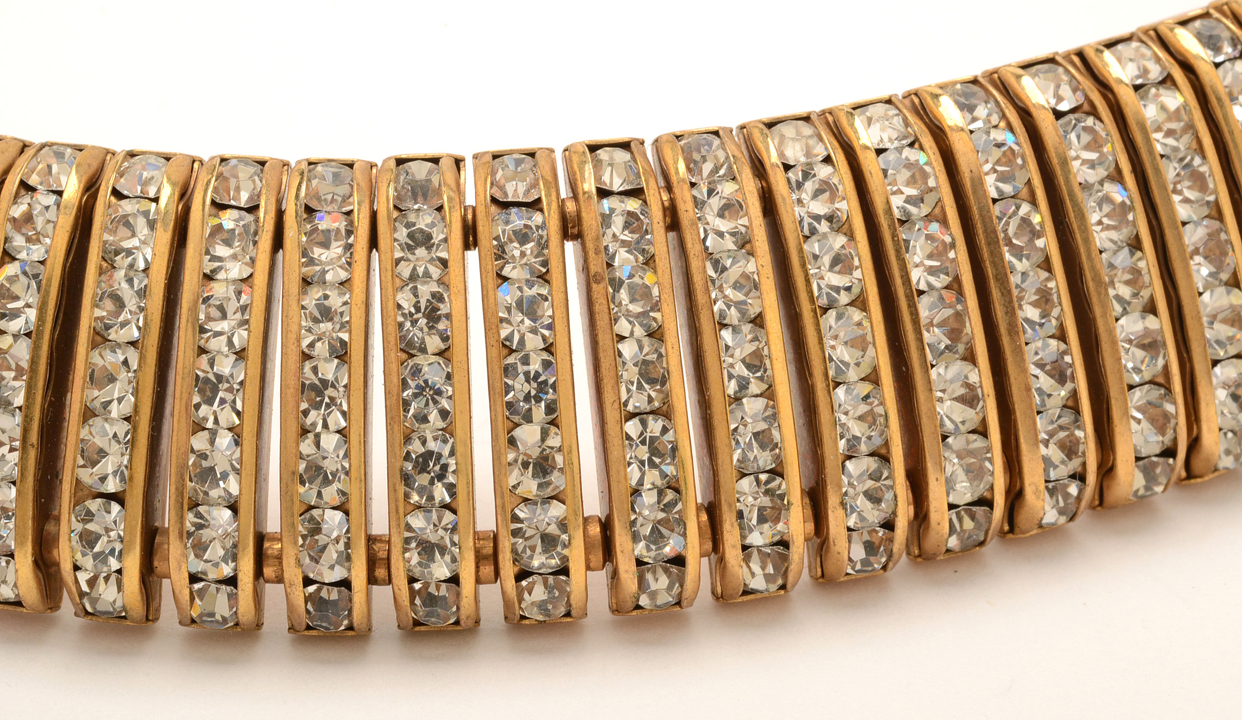 Vintage Costume Omega Choker and Bracelet