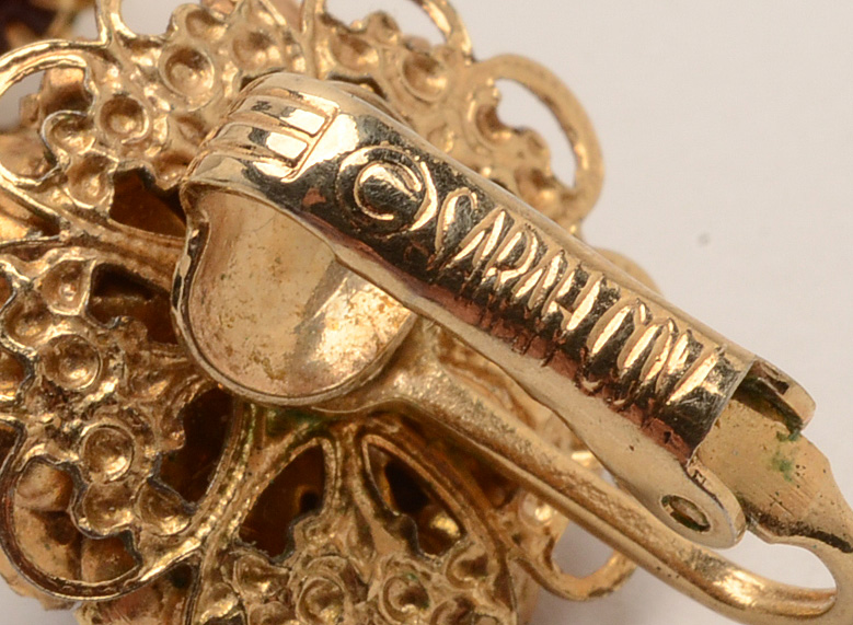 Sarah Coventry Strawberry Brooch and Other Costume Jewelry