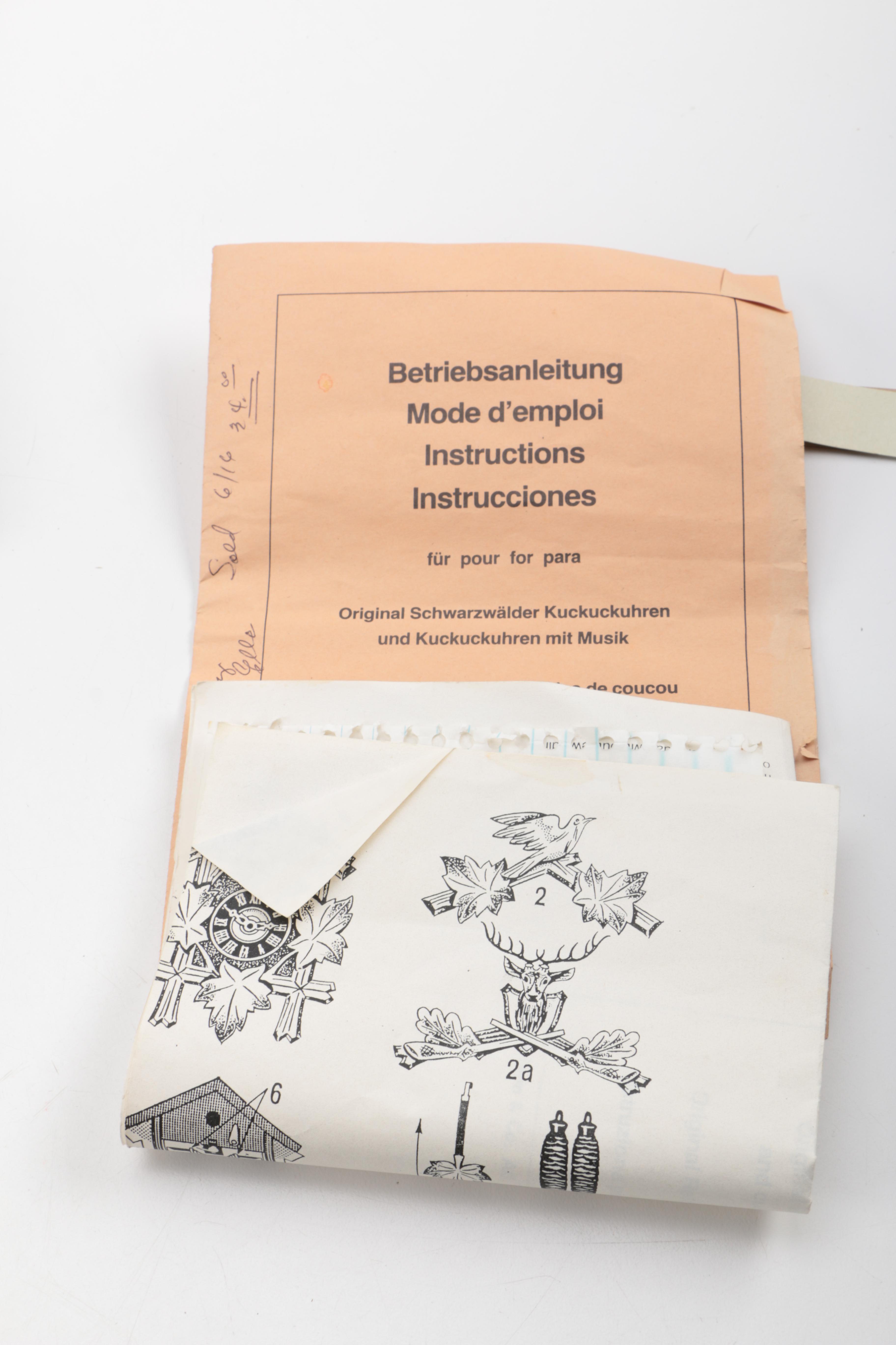 West German Cuckoo Clock