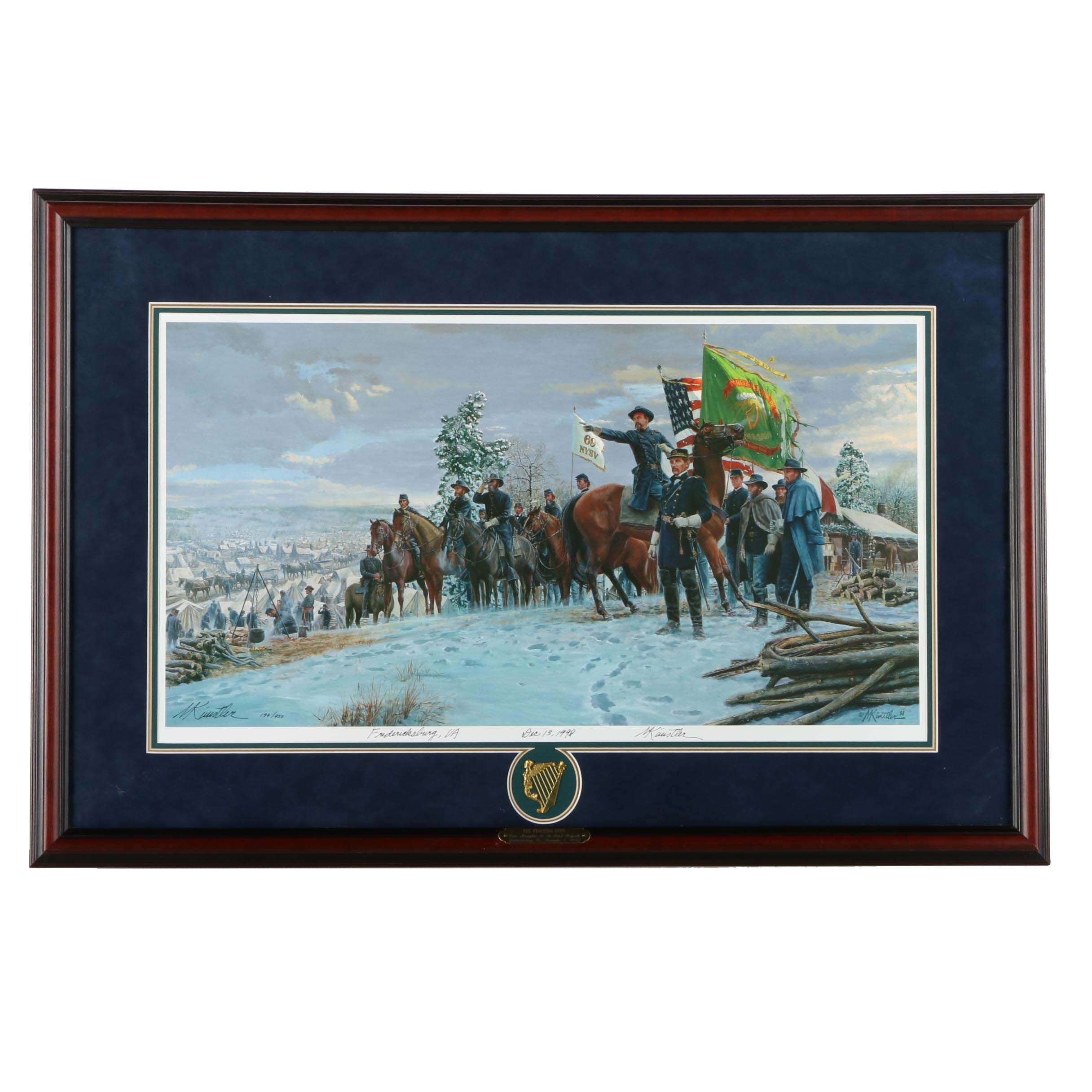 Mort Kunstler Limited Edition Offset Lithograph "The Fighting 69th"