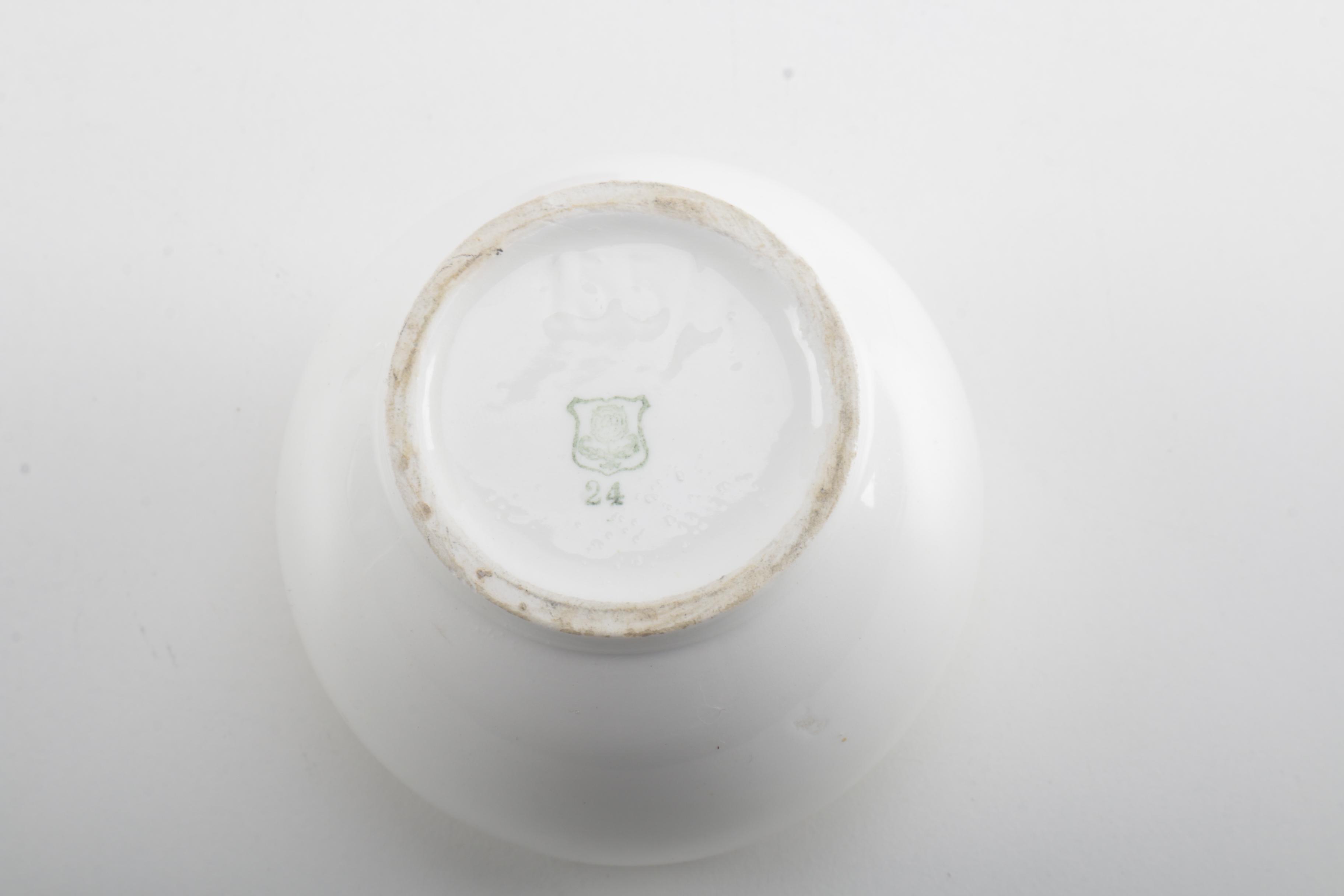 Ceramic Apple Sugar Jar With 800 Silver Spoon