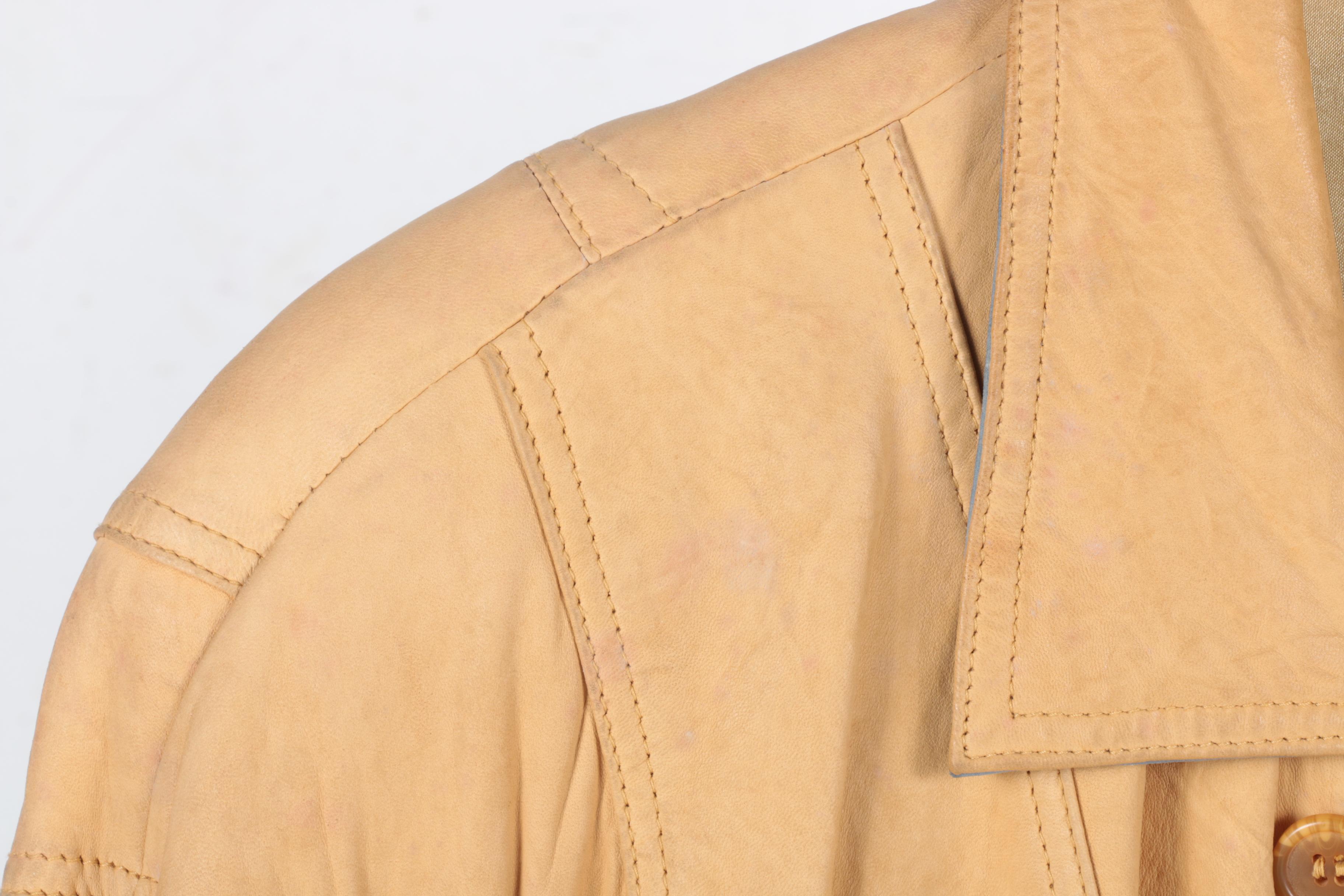 Durkee's Express Leather Flight Jacket and Philippe Monet Leather Jacket