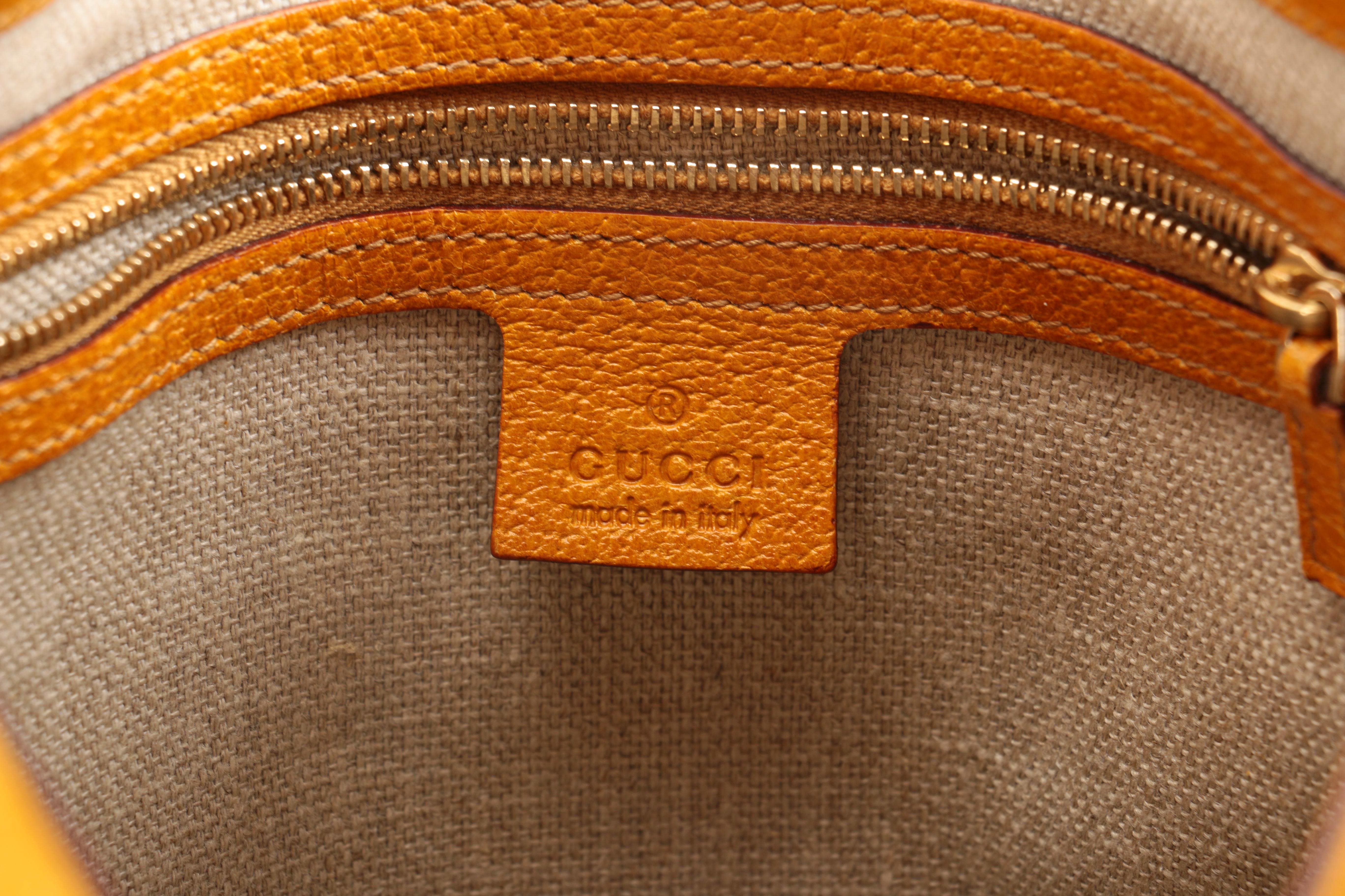 Gucci Yellow Embellished Suede Jackie O Bouvier Handbag