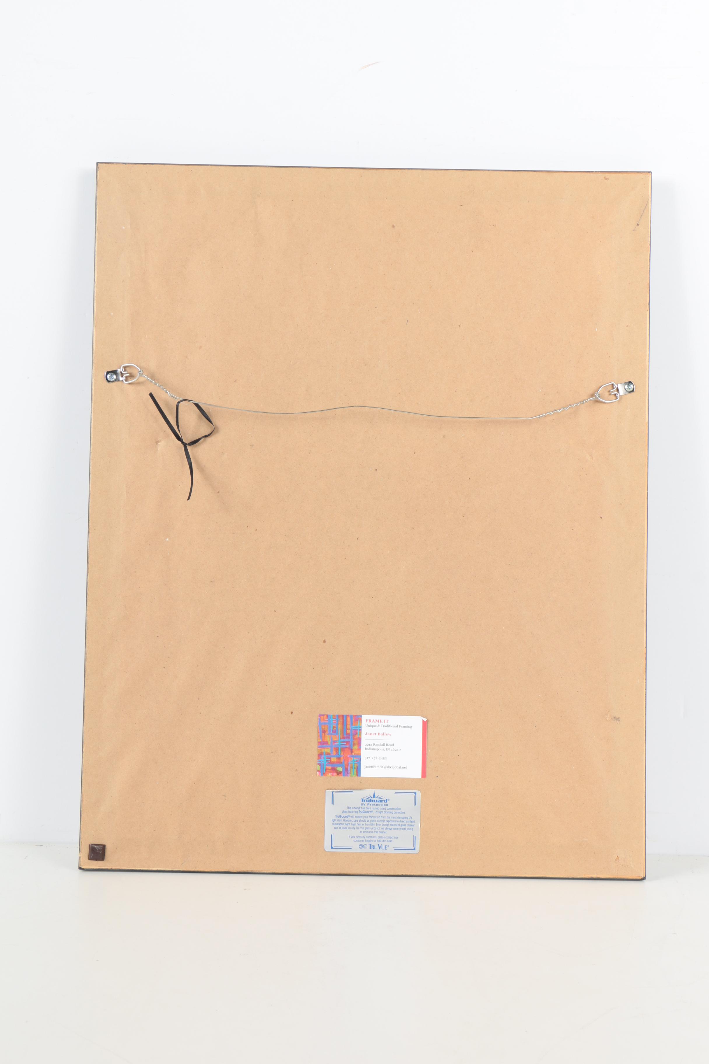 Hand Colored Wood Engraving "What D'Ye Lack, Madam? What D'Ye Lack?"