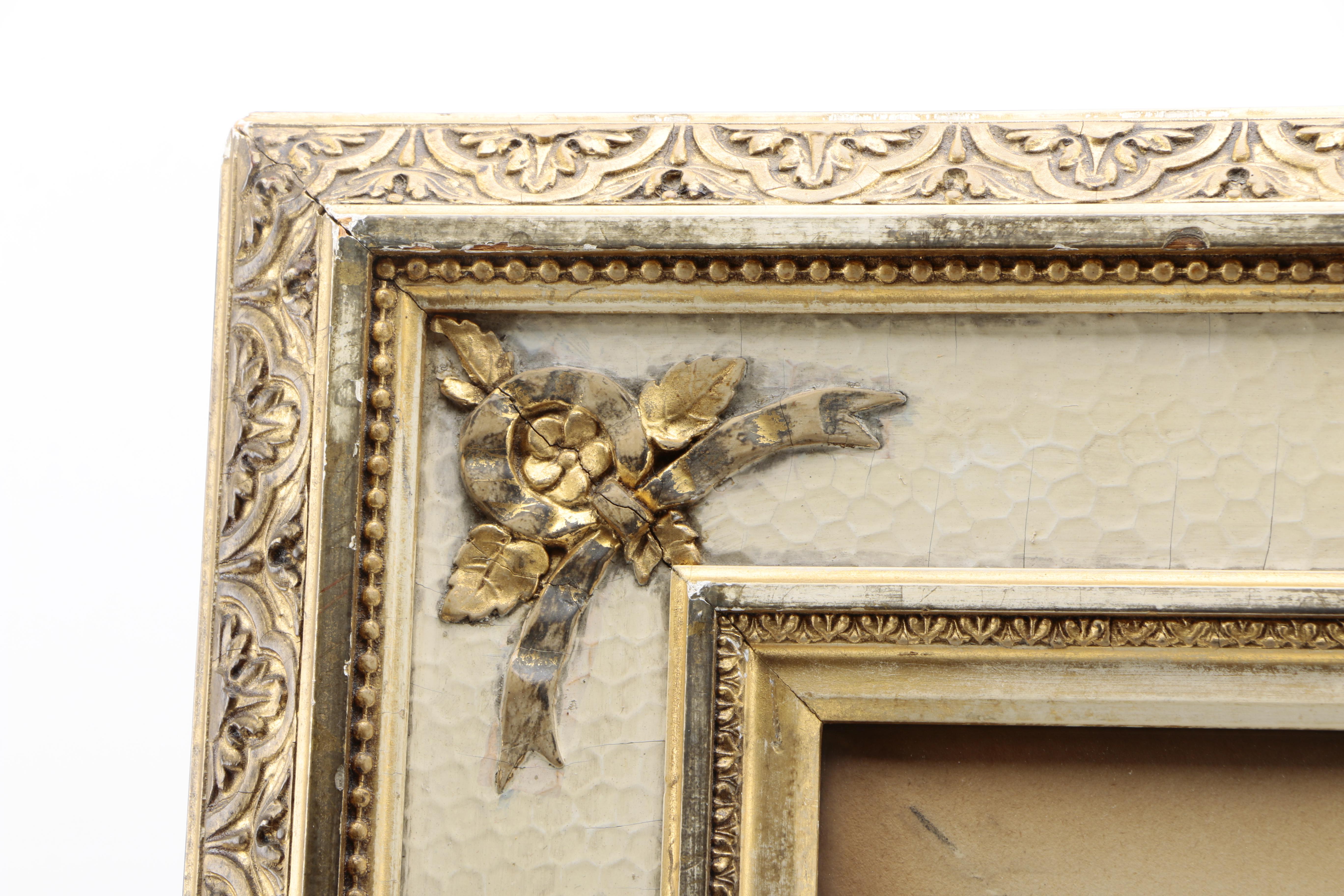 Paul Jean Lauters Watercolor Painting of Peasant Woman and Child