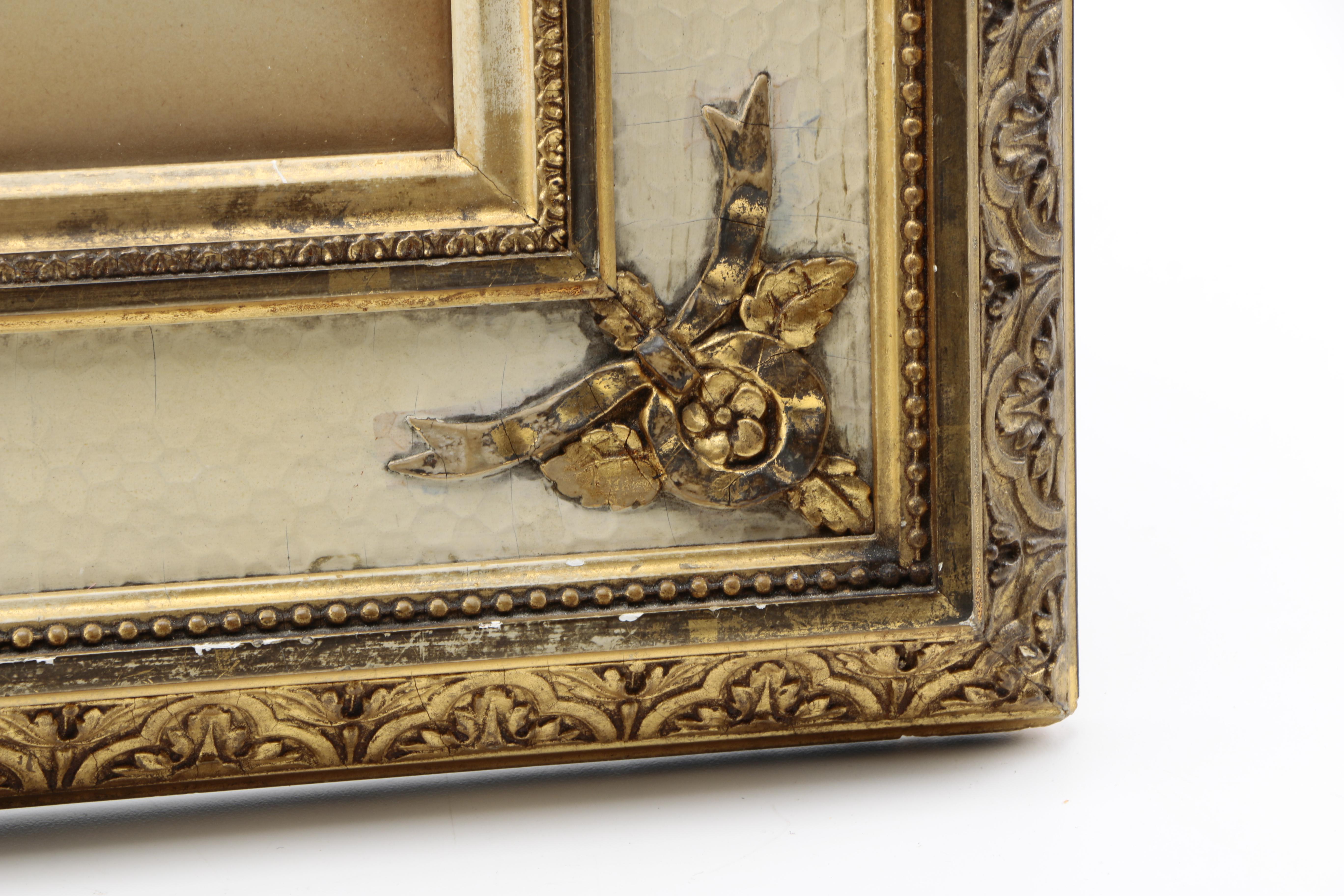 Paul Jean Lauters Watercolor Painting of Peasant Woman and Child