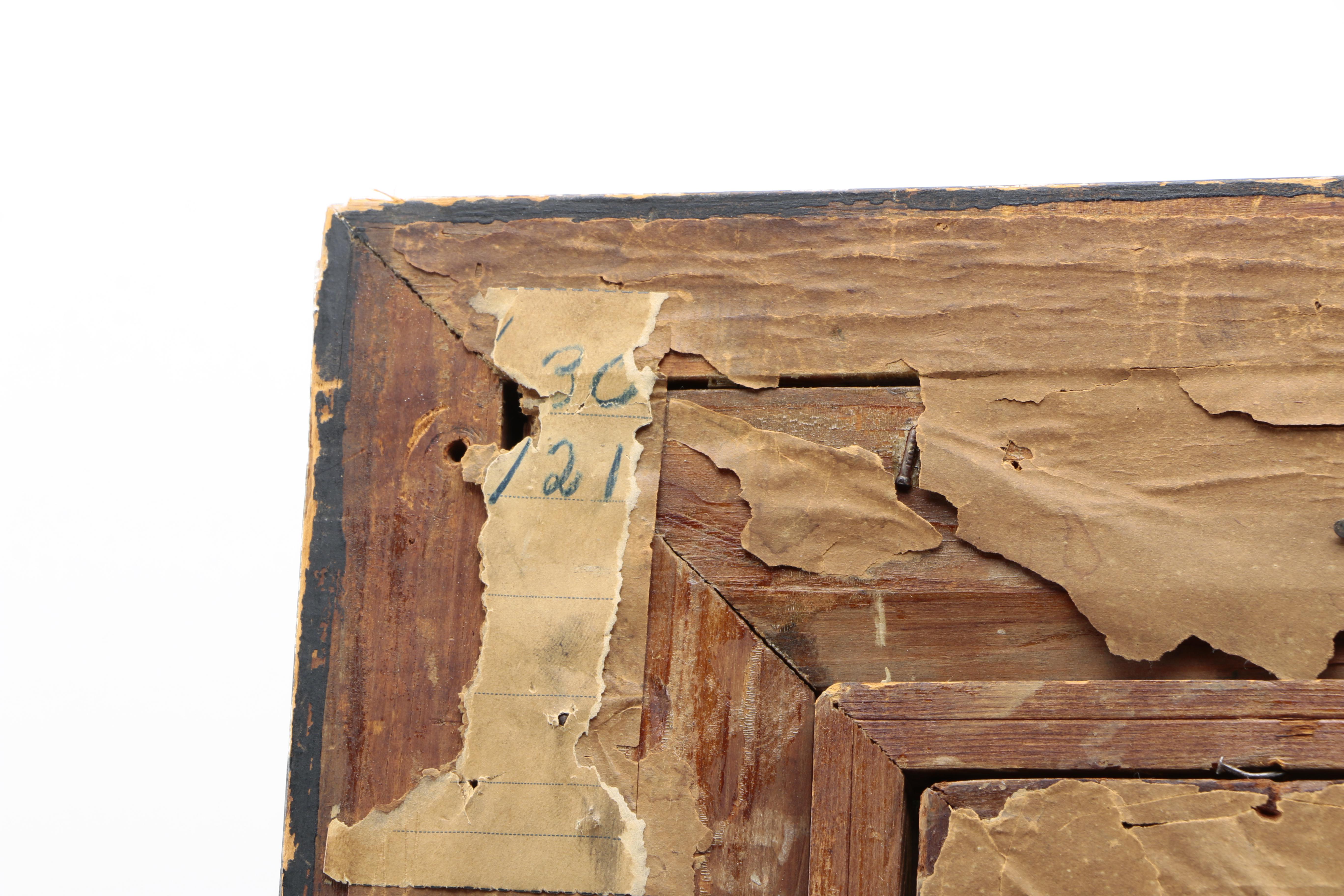 Paul Jean Lauters Watercolor Painting of Peasant Woman and Child