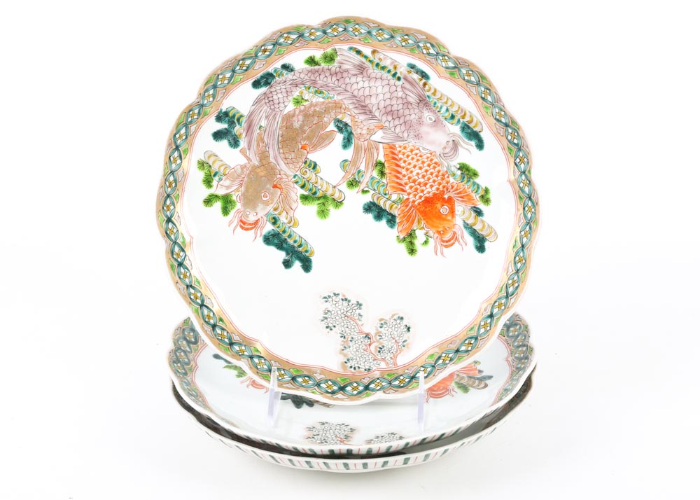 Koi Fish Plates