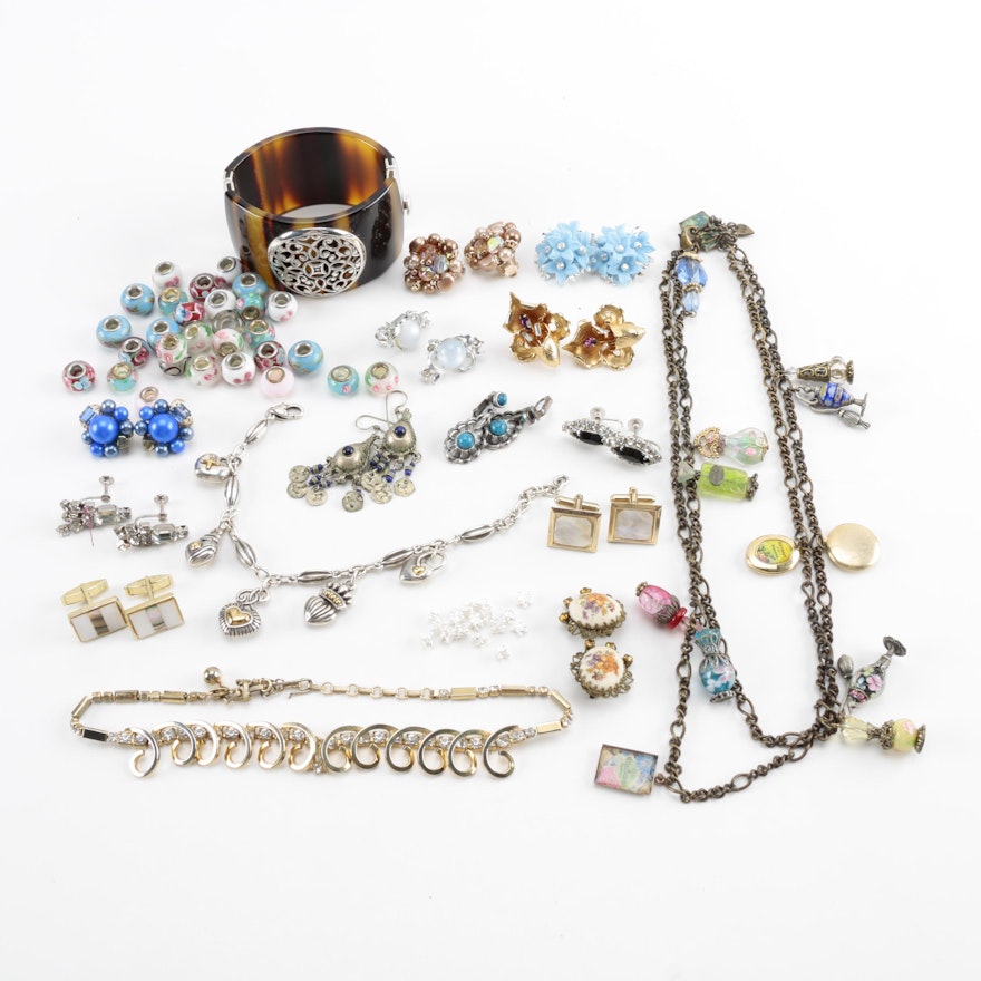 Assorted Costume Jewelry Including Coro