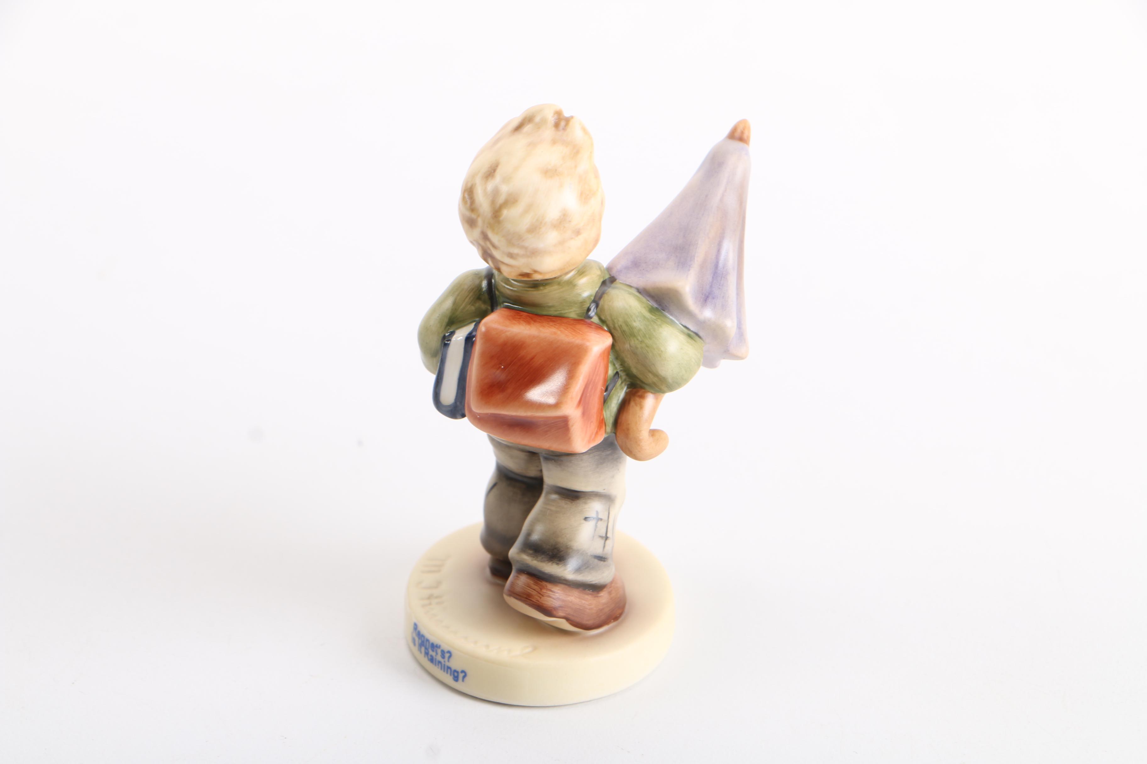 Hummel Figurines Including "Is It Raining?"