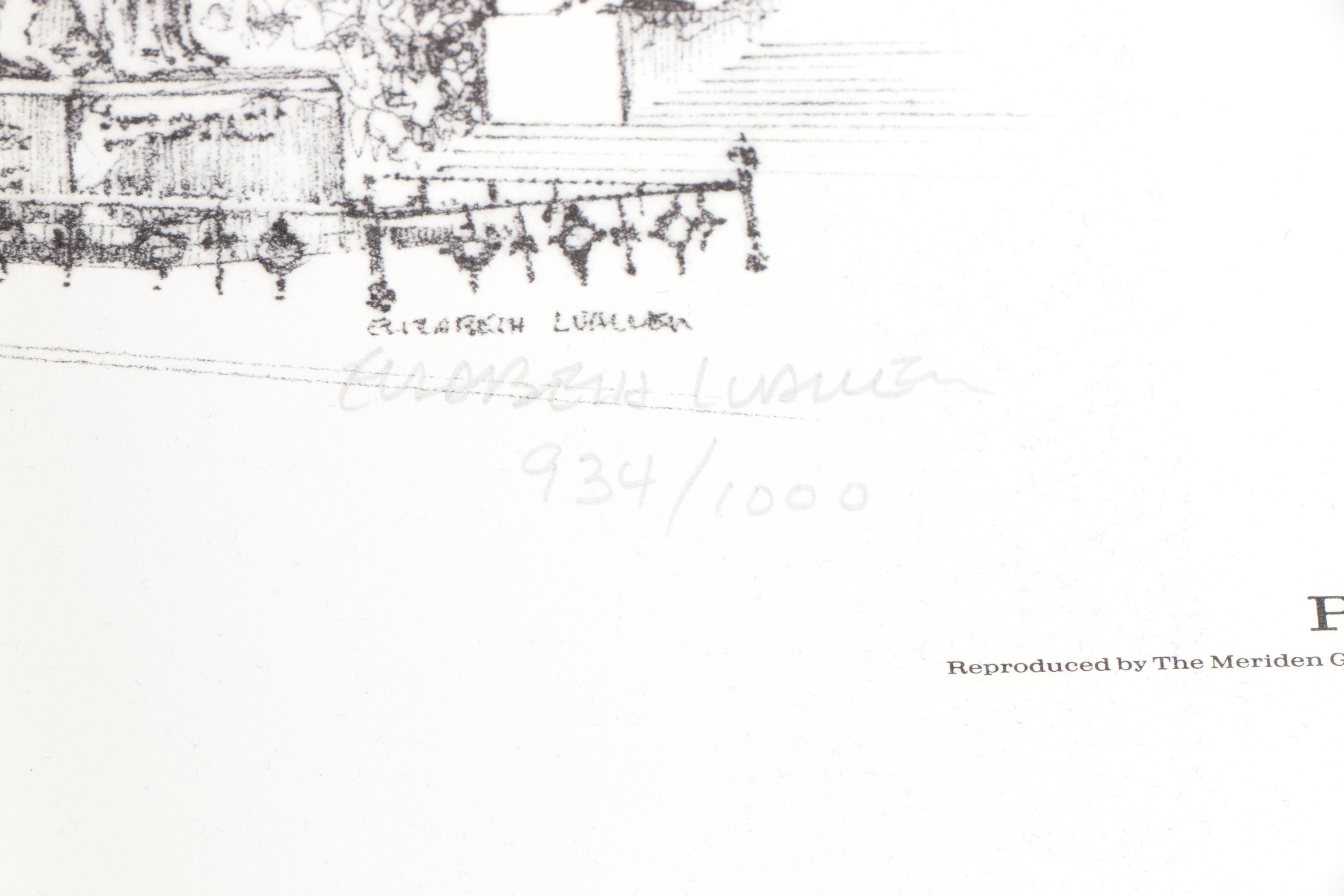 Elizabeth Luallen Limited Edition Offset Lithographs of Louisville Kentucky Landmarks