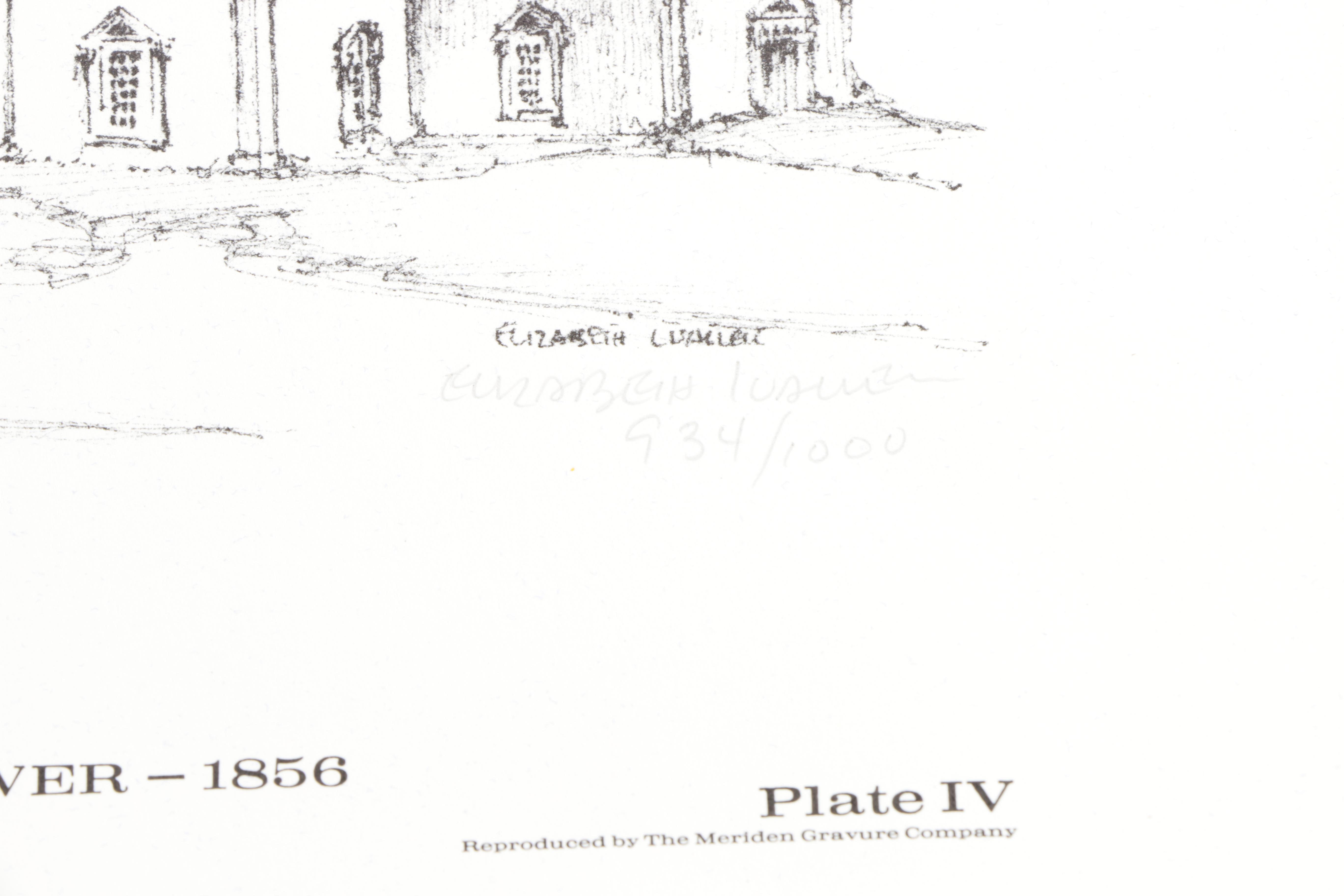 Elizabeth Luallen Limited Edition Offset Lithographs of Louisville Kentucky Landmarks