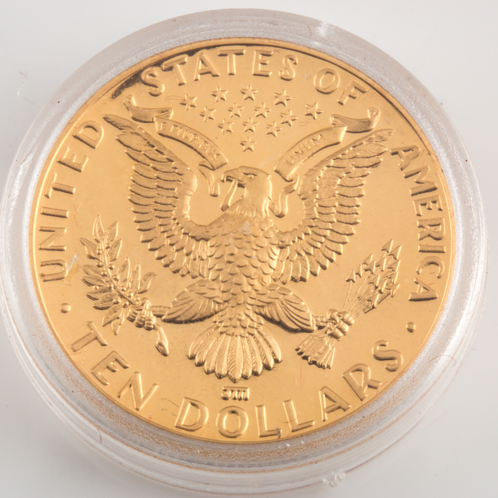 1984 Proof Set of Olympic Gold and Silver Commemorative Coins