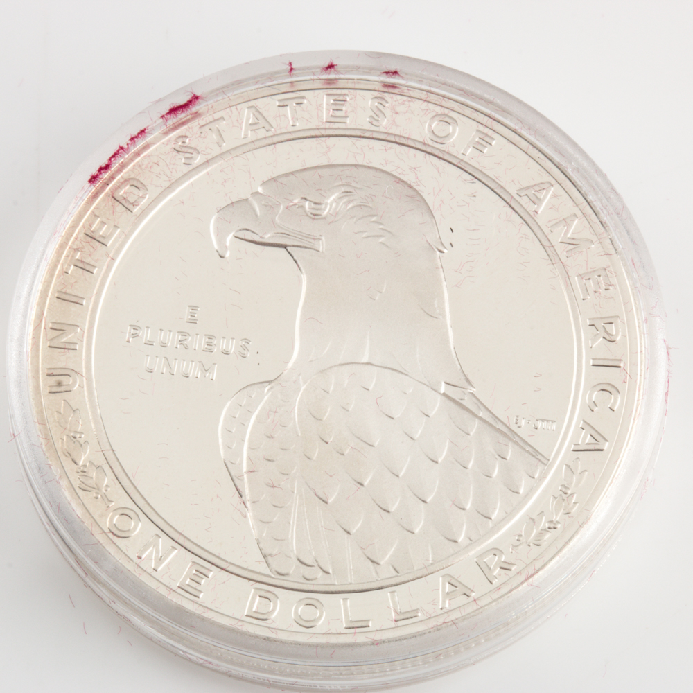 Set of Two 1983 Los Angeles Olympics Proof Commemorative Silver Dollars