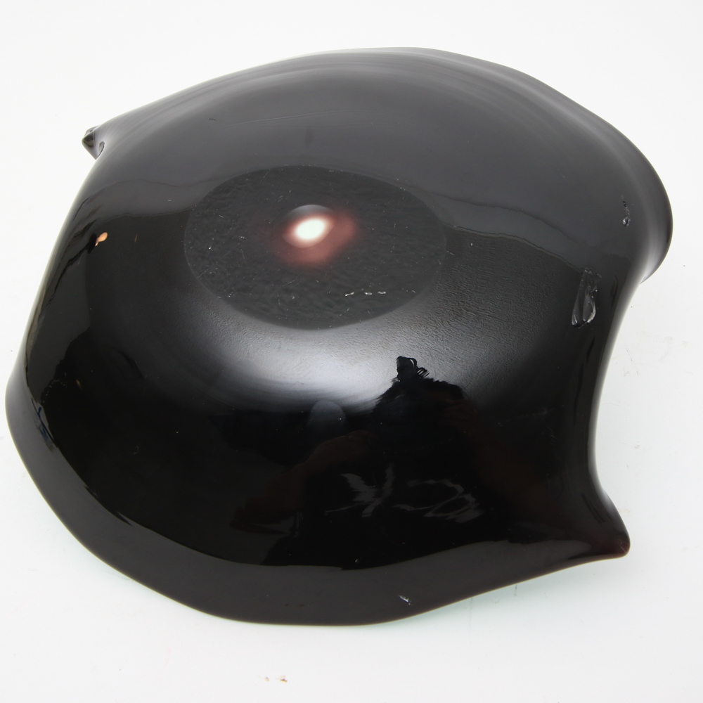 Modernist Handblown Art Glass Dish