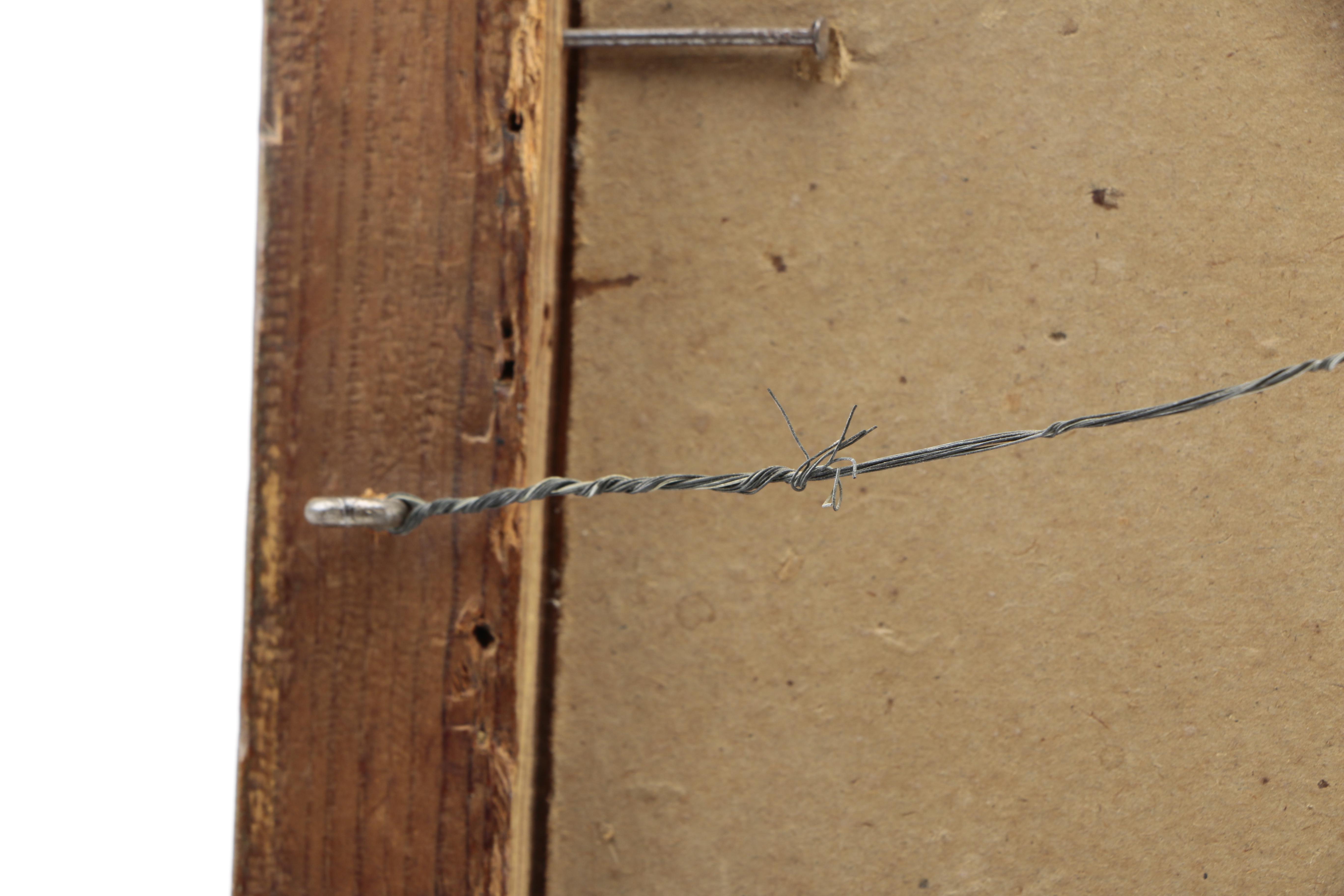 Early 20th Century Oil Painting on Canvas Board of Artists Painting a Nude Figure