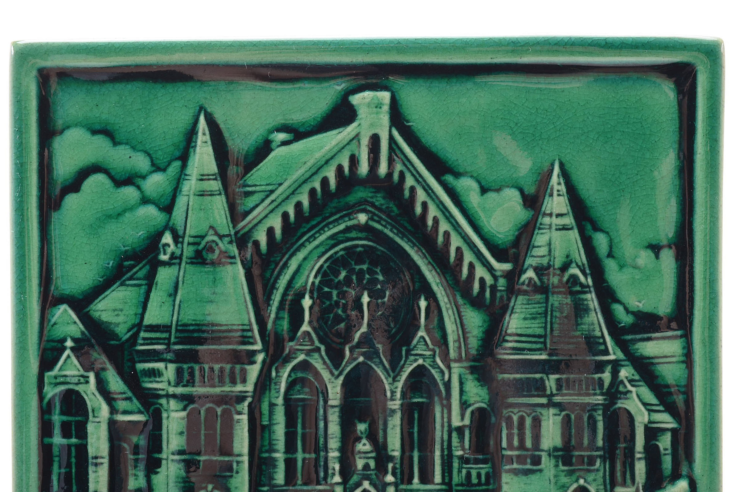 Rookwood Art Pottery Cincinnati Music Hall Tile