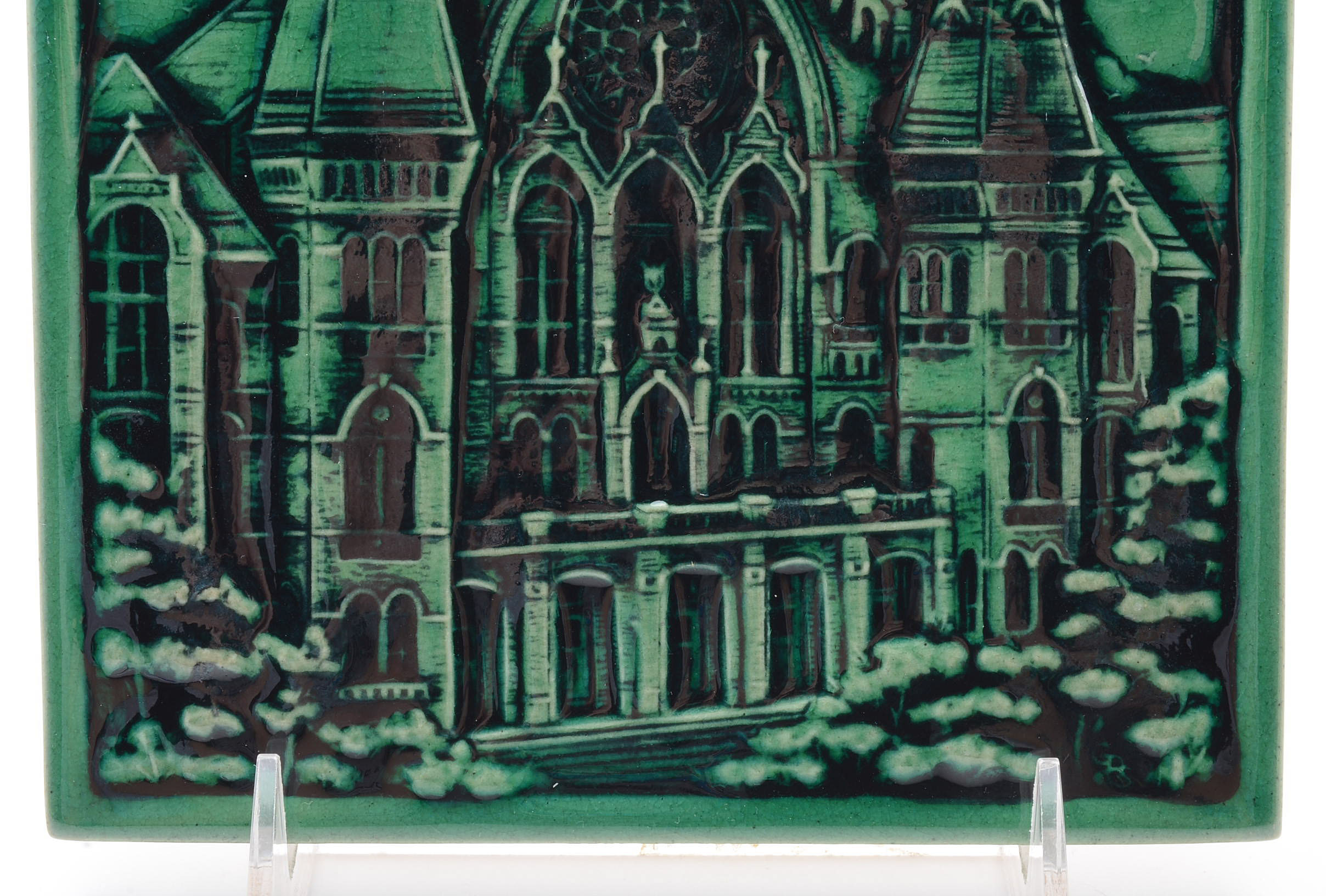 Rookwood Art Pottery Cincinnati Music Hall Tile