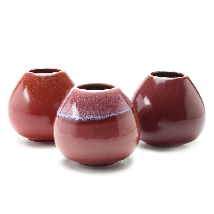 Set of Contemporary Rookwood Art Pottery "Sophie" Vases