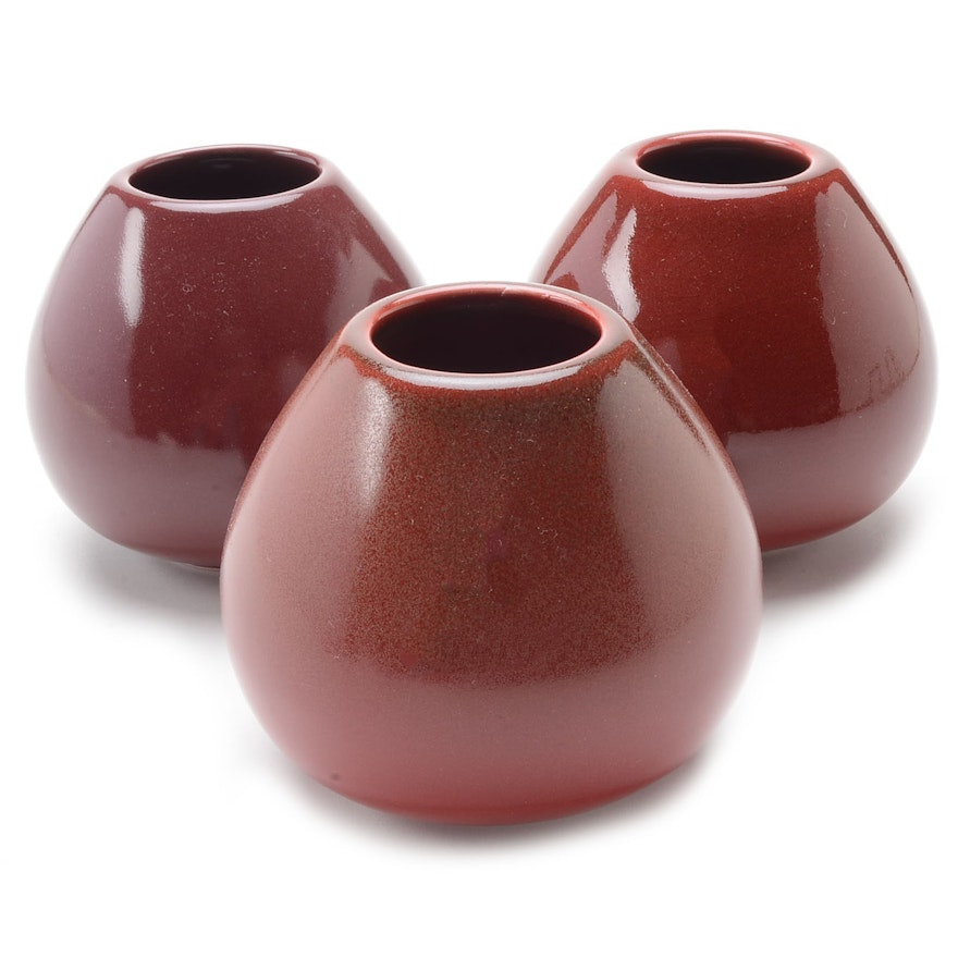 Three Contemporary Rookwood Art Pottery "Sophie" Vases