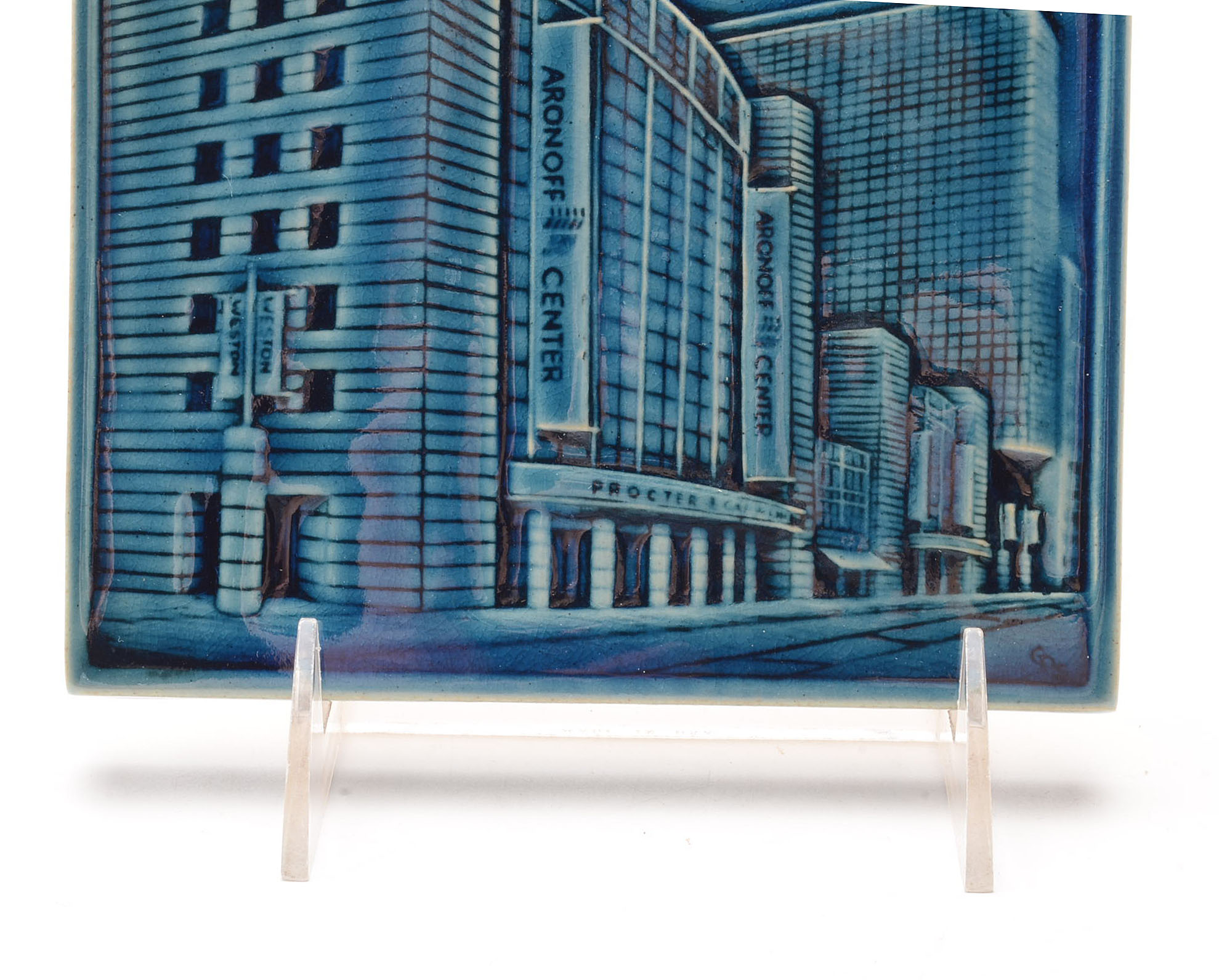 Rookwood Pottery 1st Edition Commemorative "Aronoff"  Tile