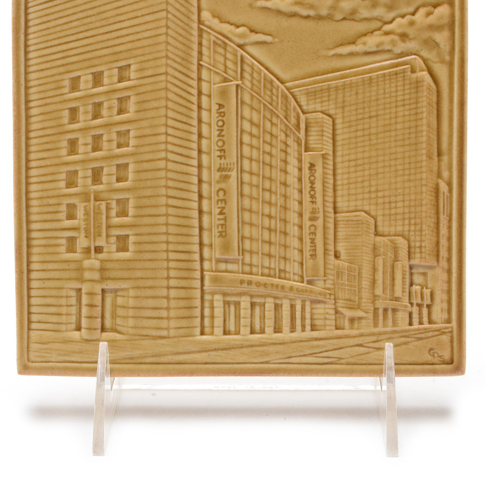 Rookwood Pottery 1st Edition Commemorative "Aronoff"  Tile