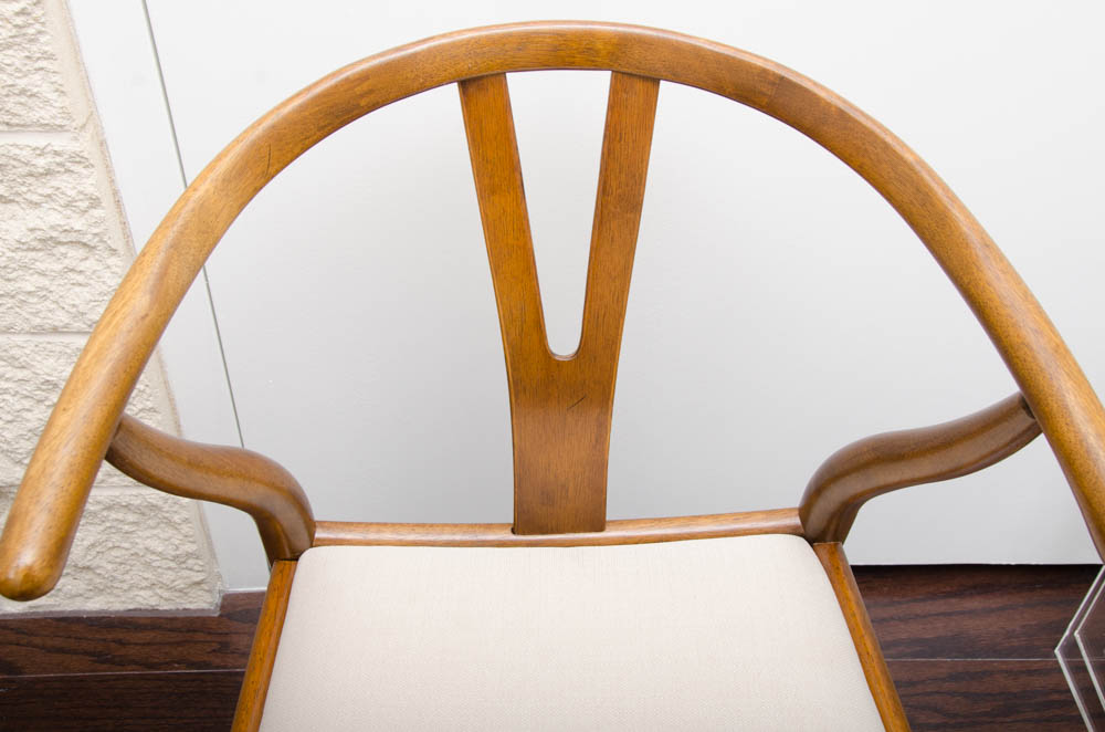 Set of Danish Modern "Wishbone" Style Chairs