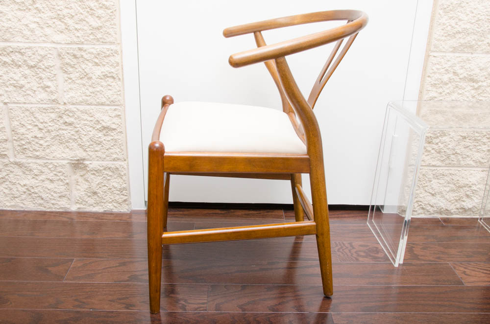 Set of Danish Modern "Wishbone" Style Chairs