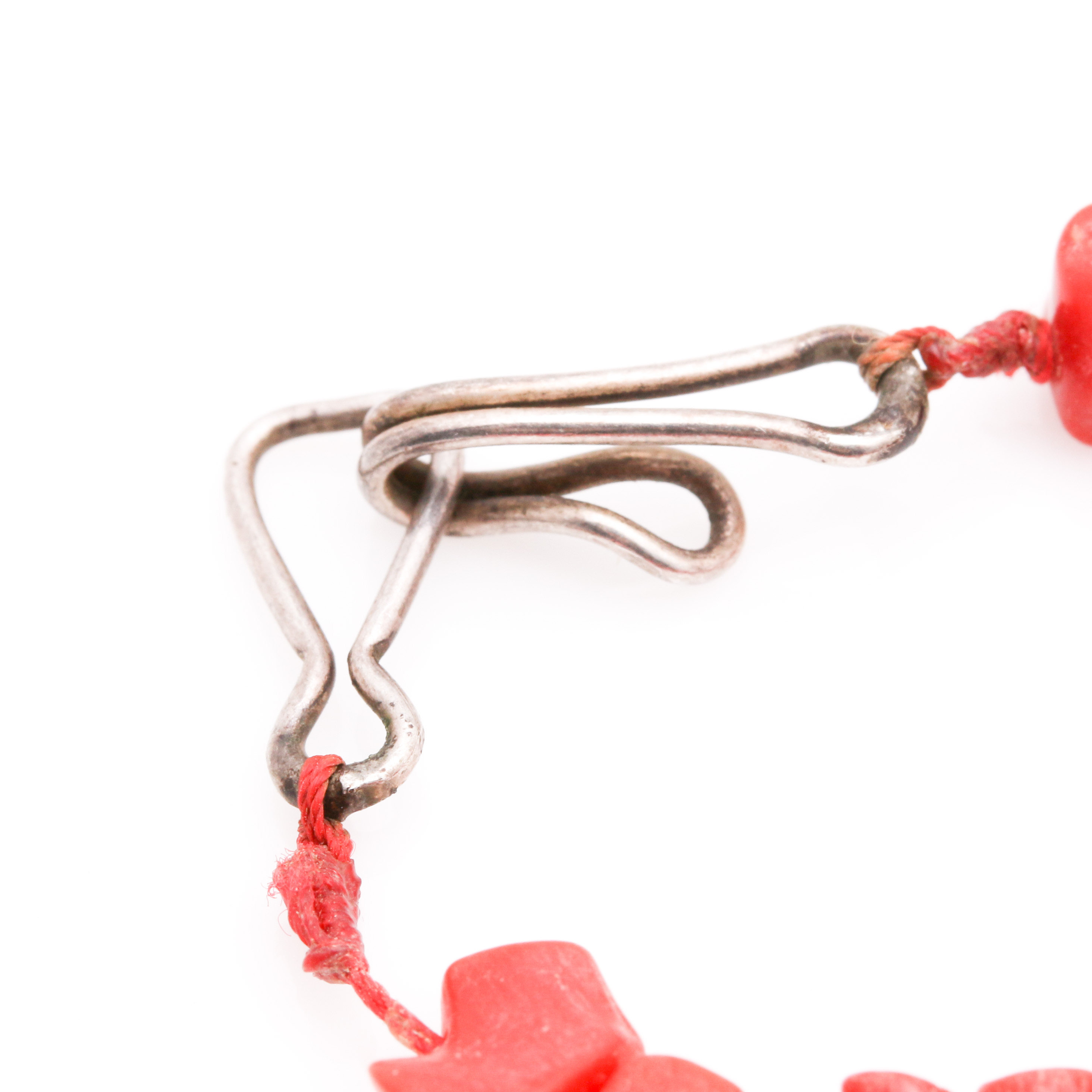 Sterling Silver Coral Beaded Necklaces