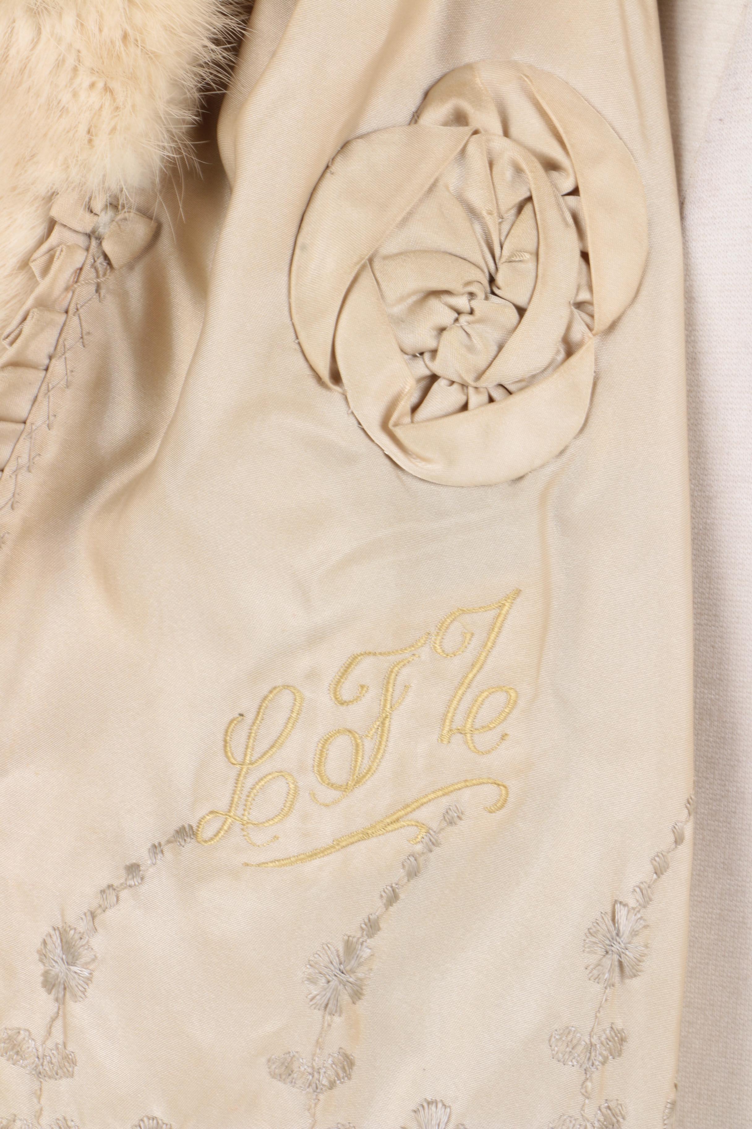 Kramer's Blonde Mink Fur Women's Dress Coat